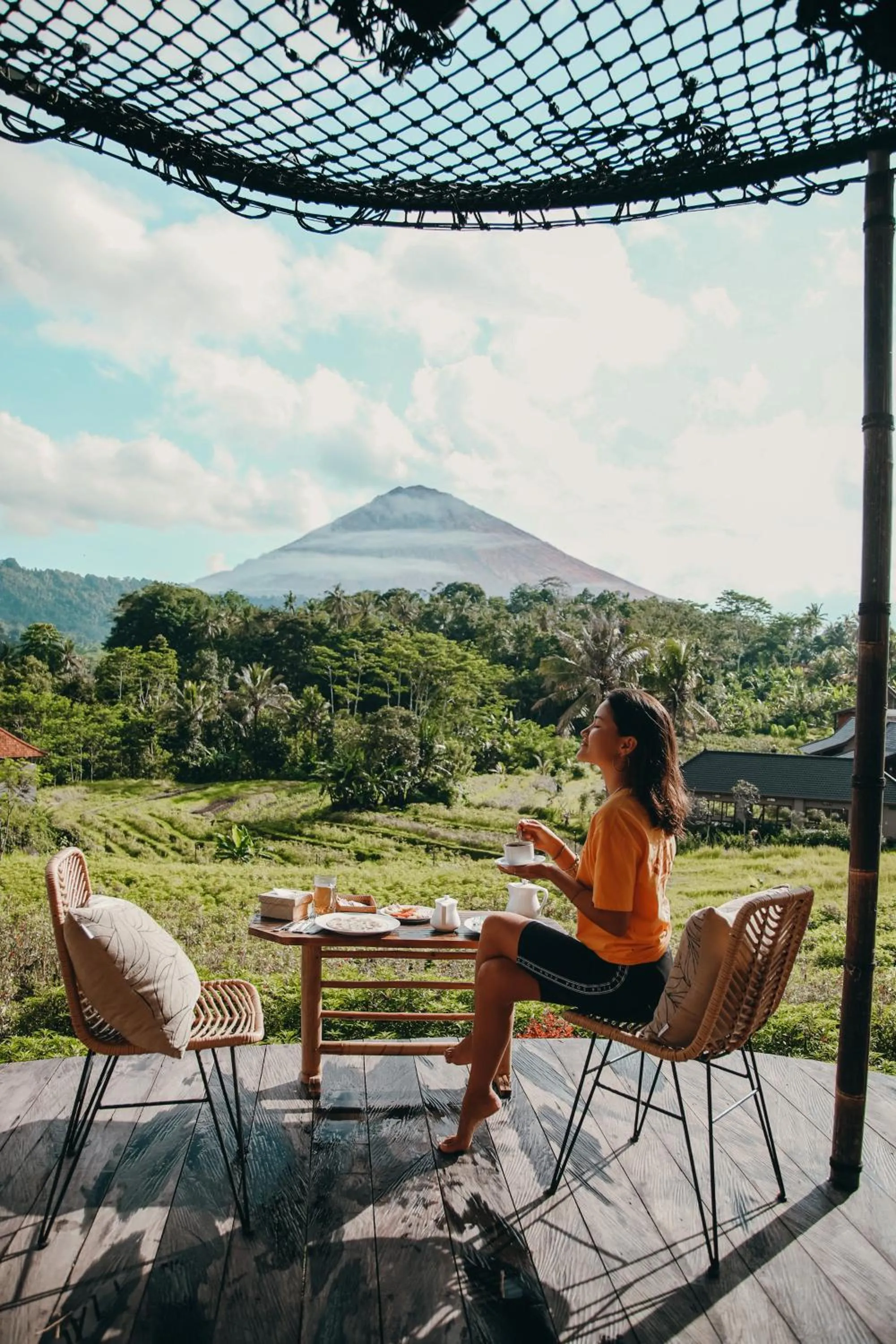 Breakfast in Veluvana Bali