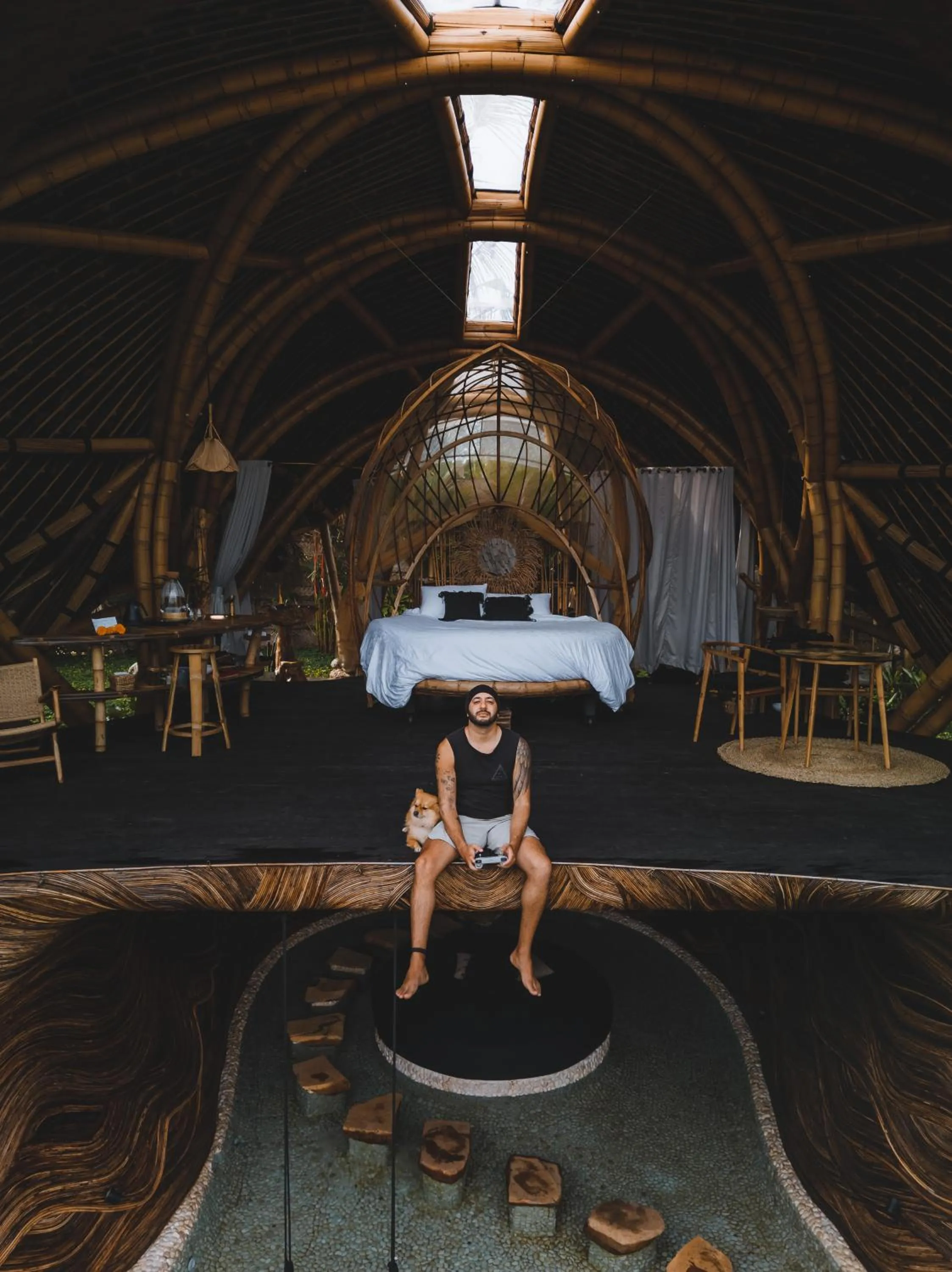 Bed in Veluvana Bali