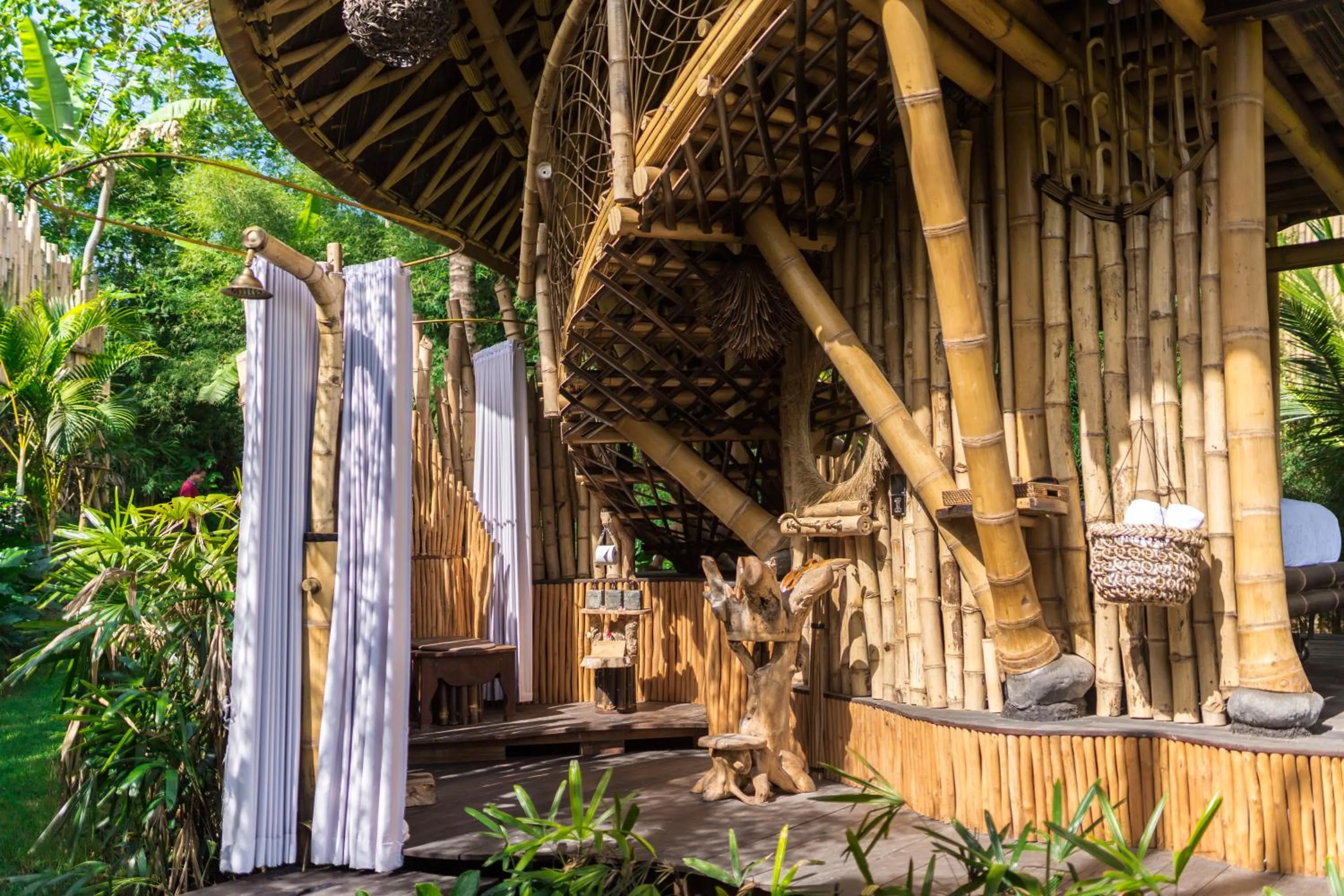 Open Air Bath in Veluvana Bali