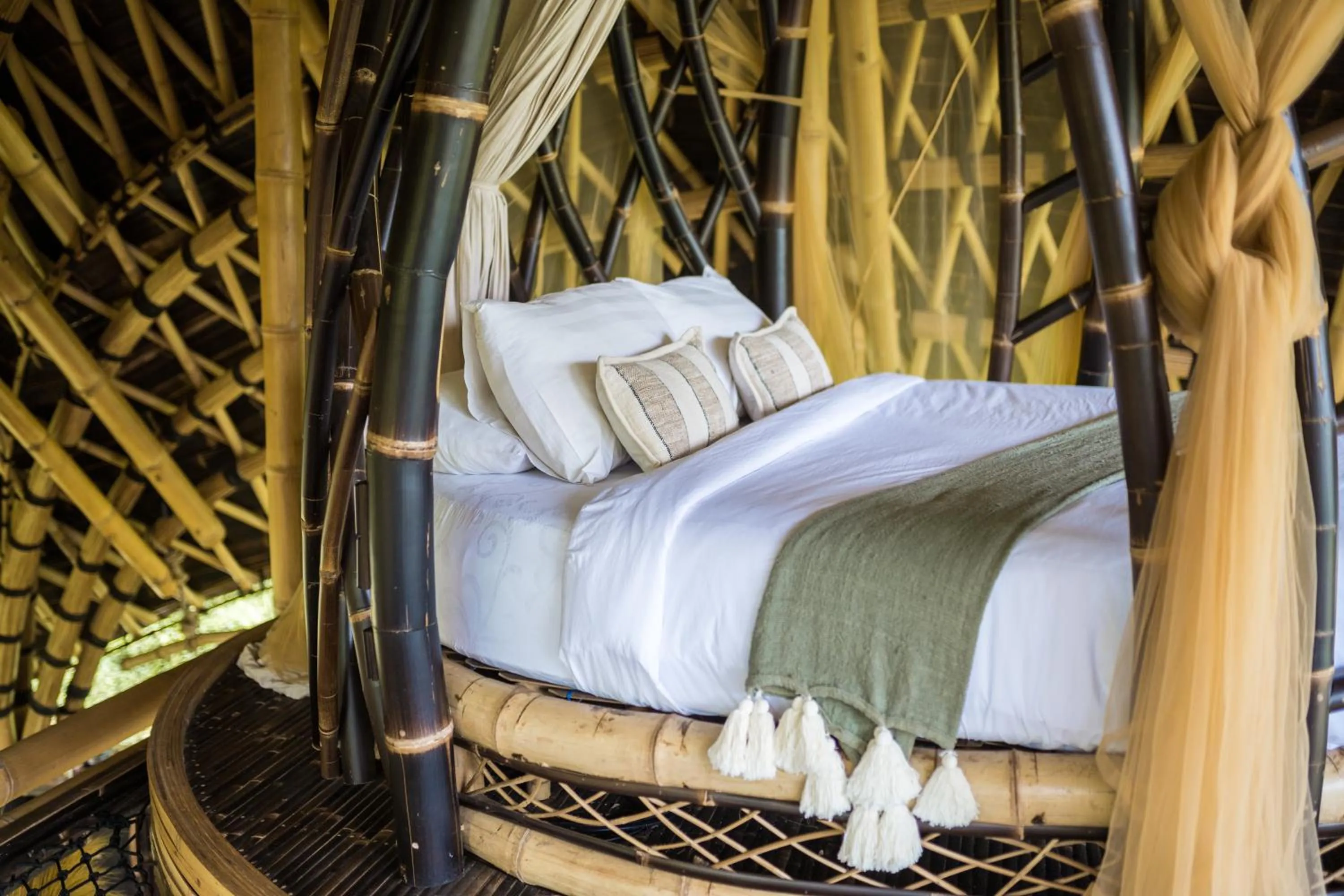 Bed in Veluvana Bali