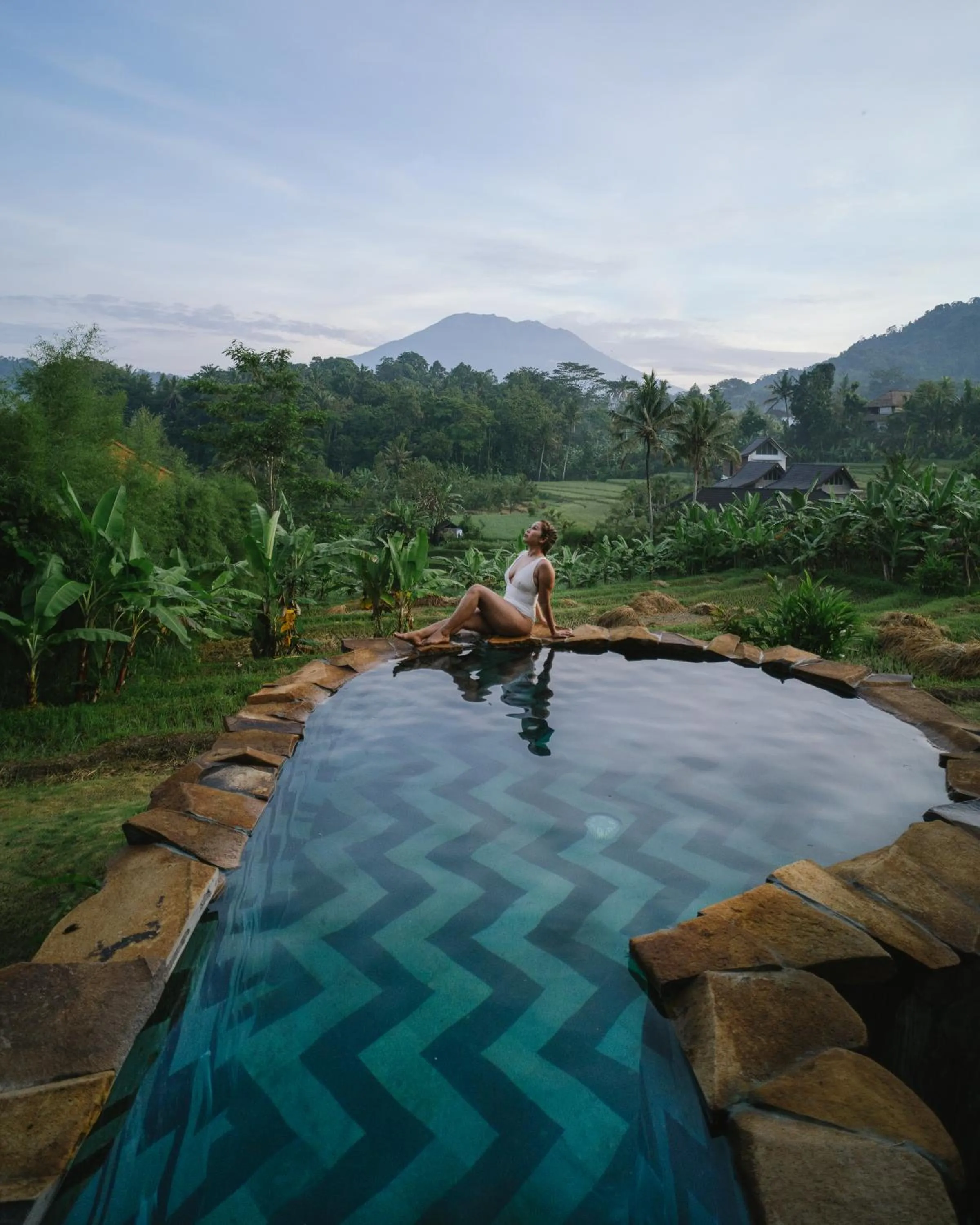 Swimming pool in Veluvana Bali