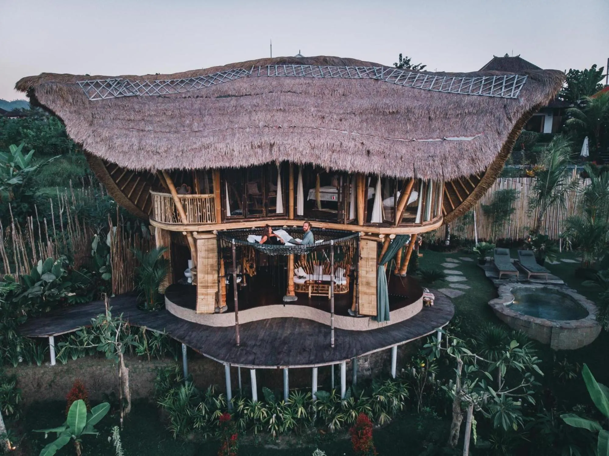 Bird's eye view in Veluvana Bali