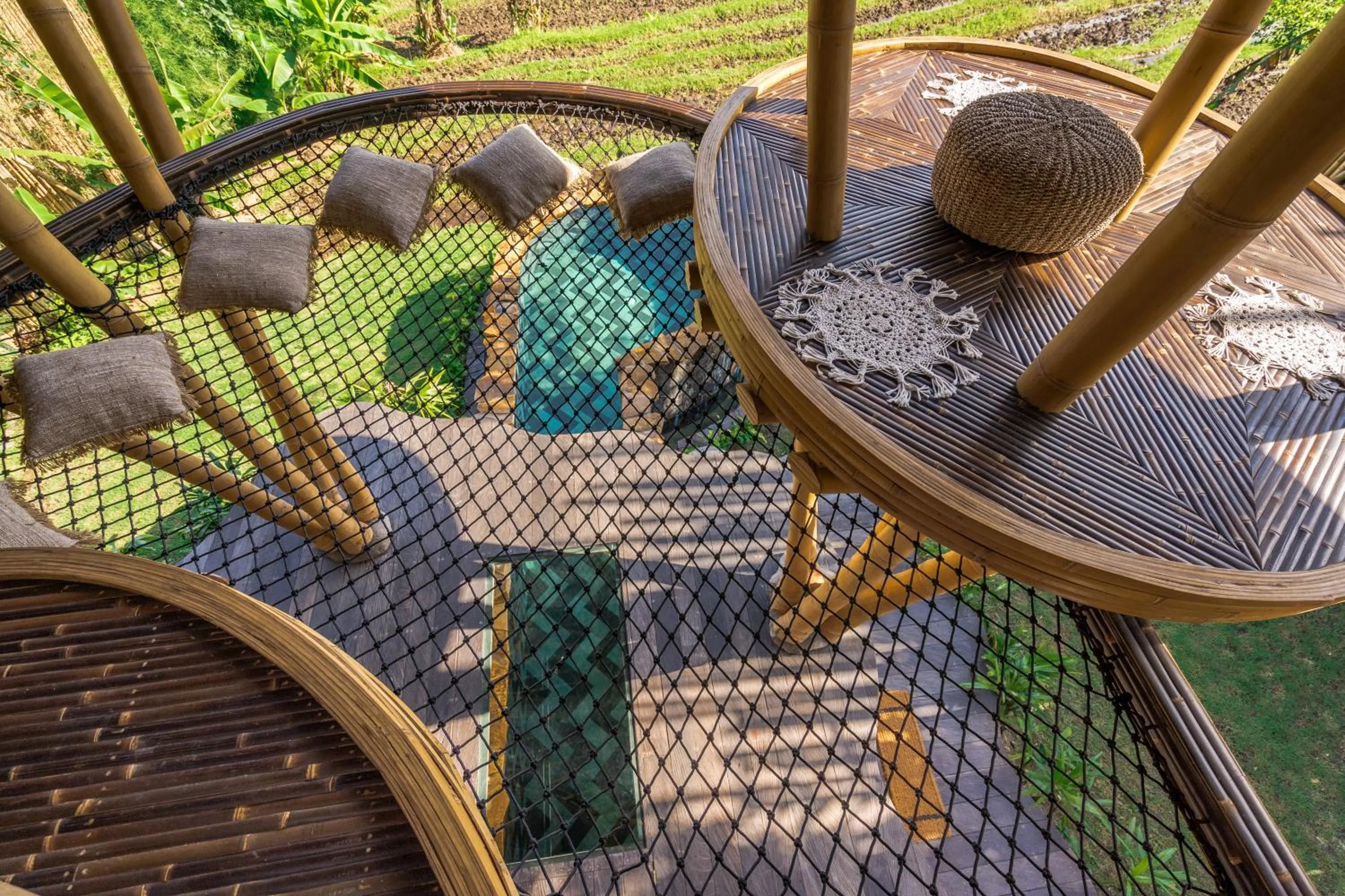 Pool view in Veluvana Bali