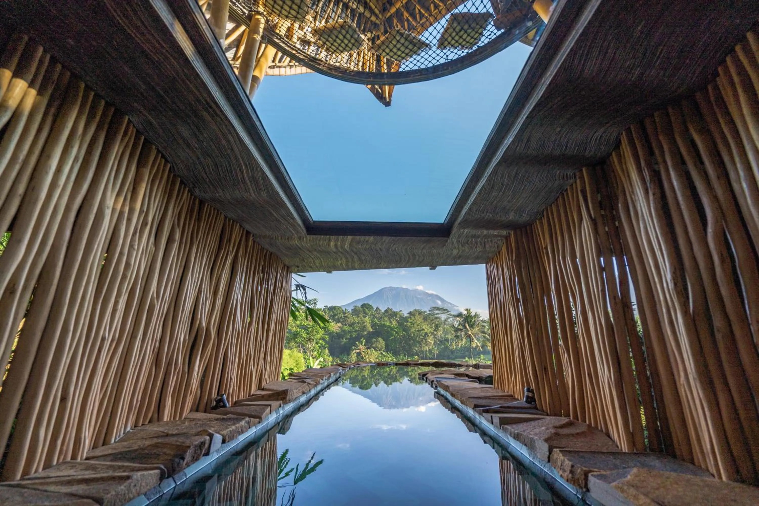 Pool view in Veluvana Bali