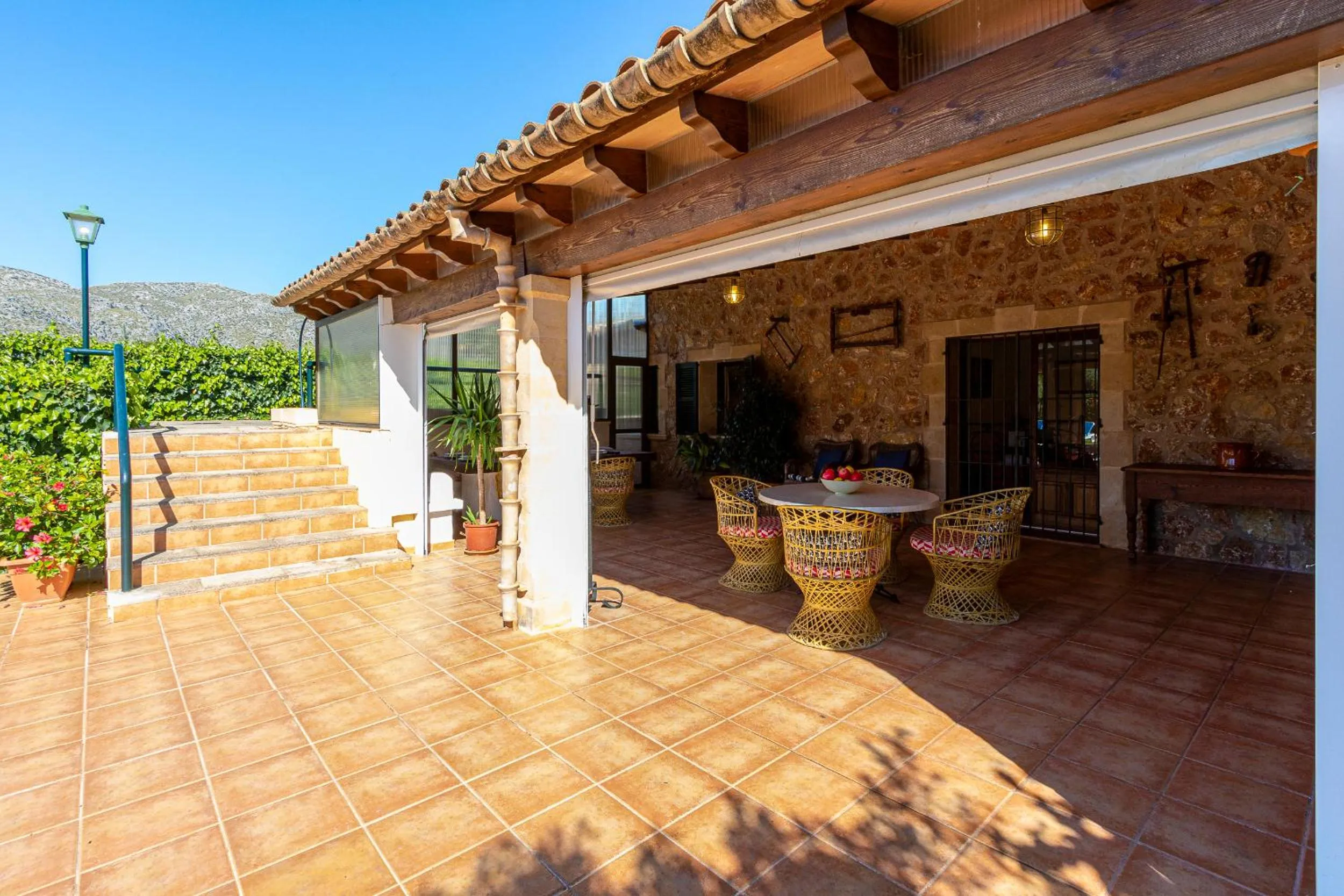 BBQ facilities in Family villa can Tomeu By homevillas360