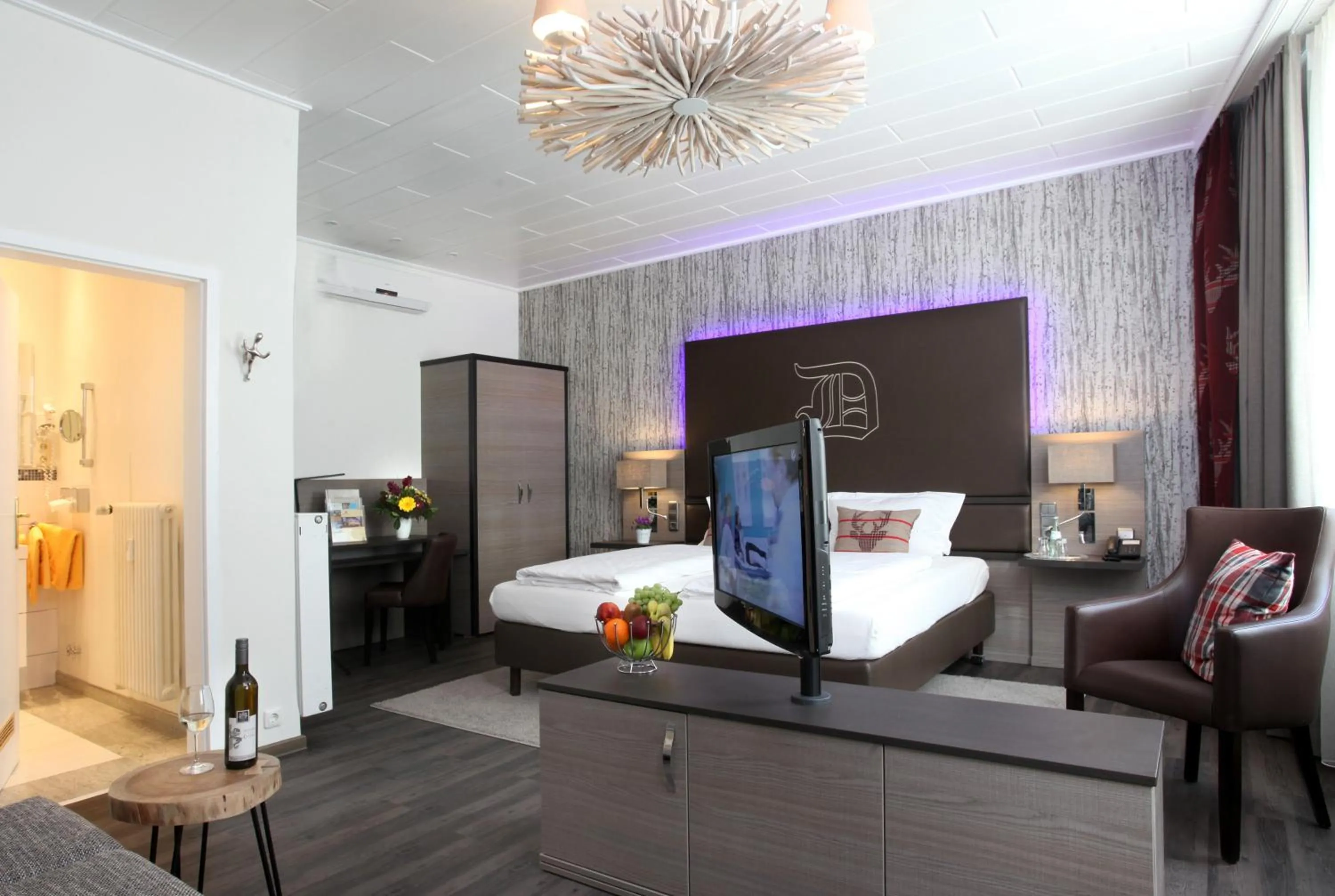 Bed in Hotel am Markt Bacharach