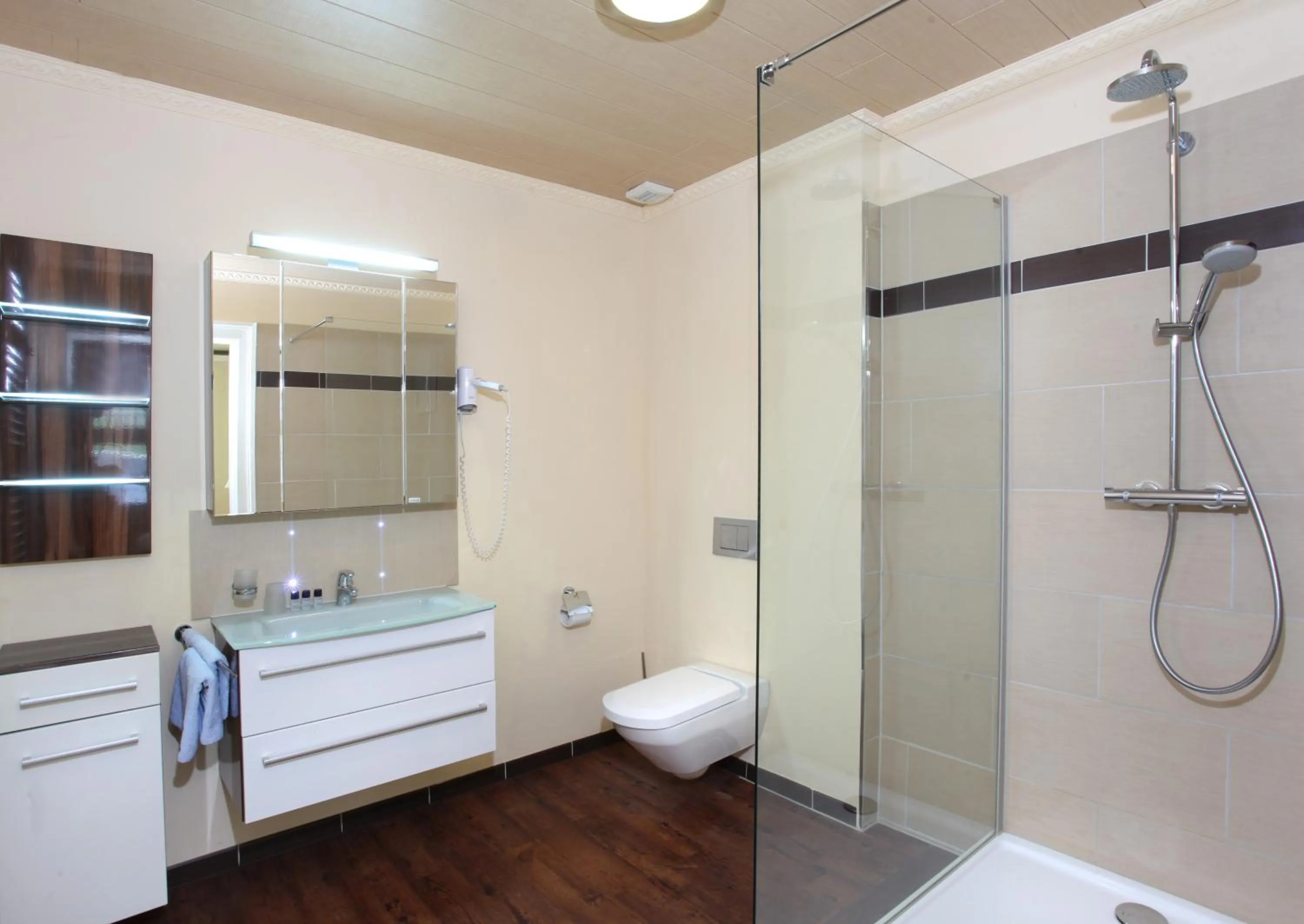 Shower in Hotel am Markt Bacharach