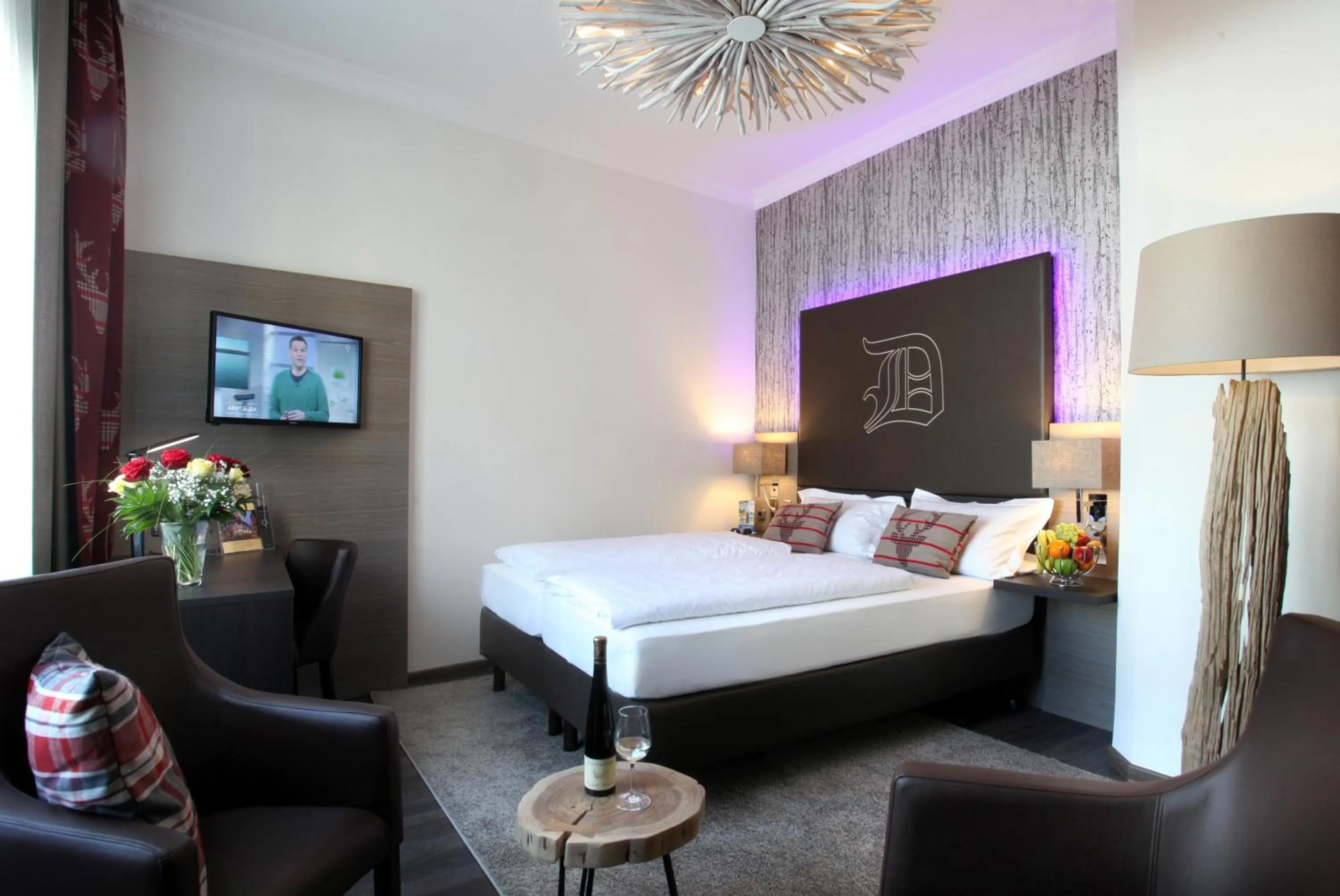 Bed in Hotel am Markt Bacharach