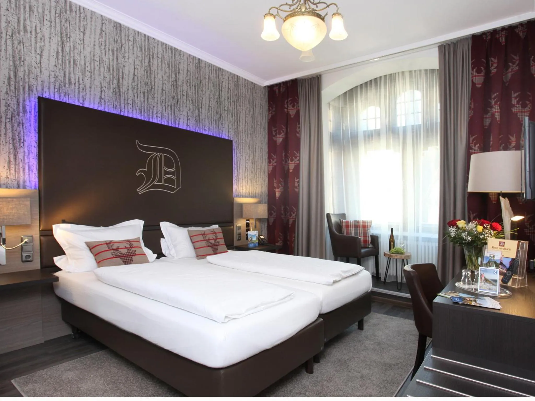 Bed in Hotel am Markt Bacharach