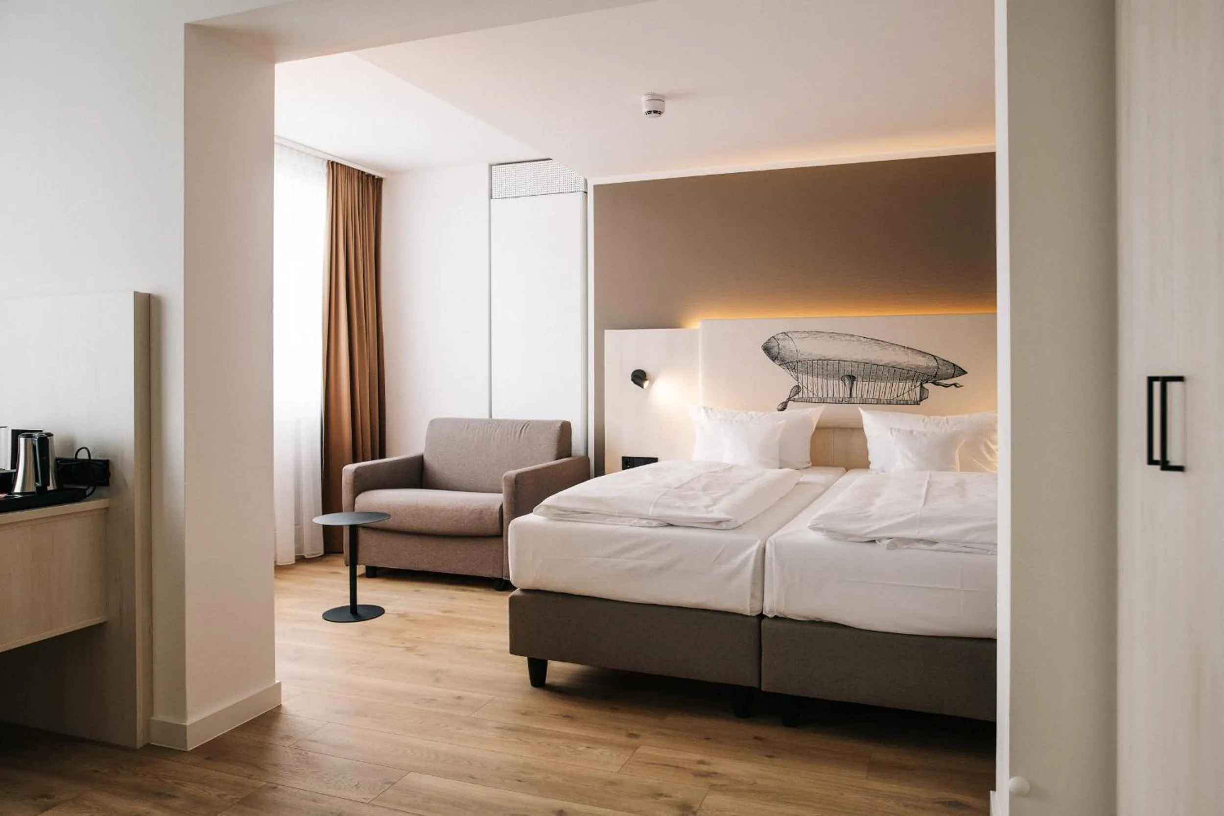 Bed in Kongresshotel Potsdam am Templiner See