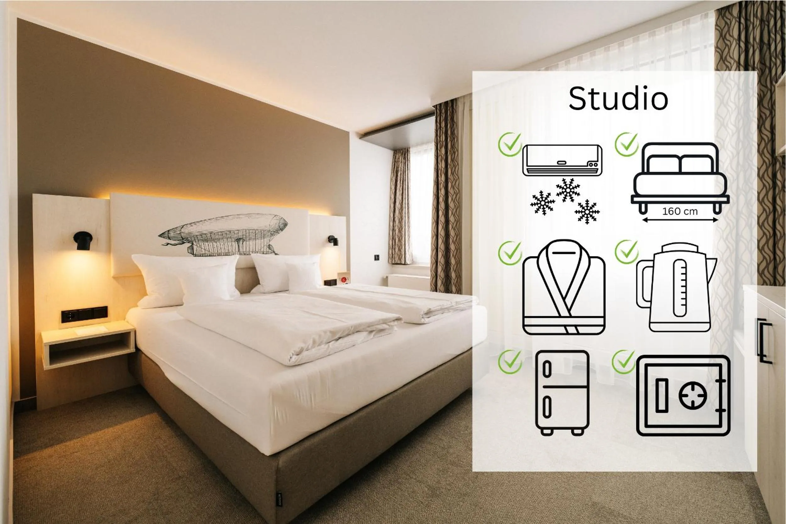 Photo of the whole room, Bed in Kongresshotel Potsdam am Templiner See