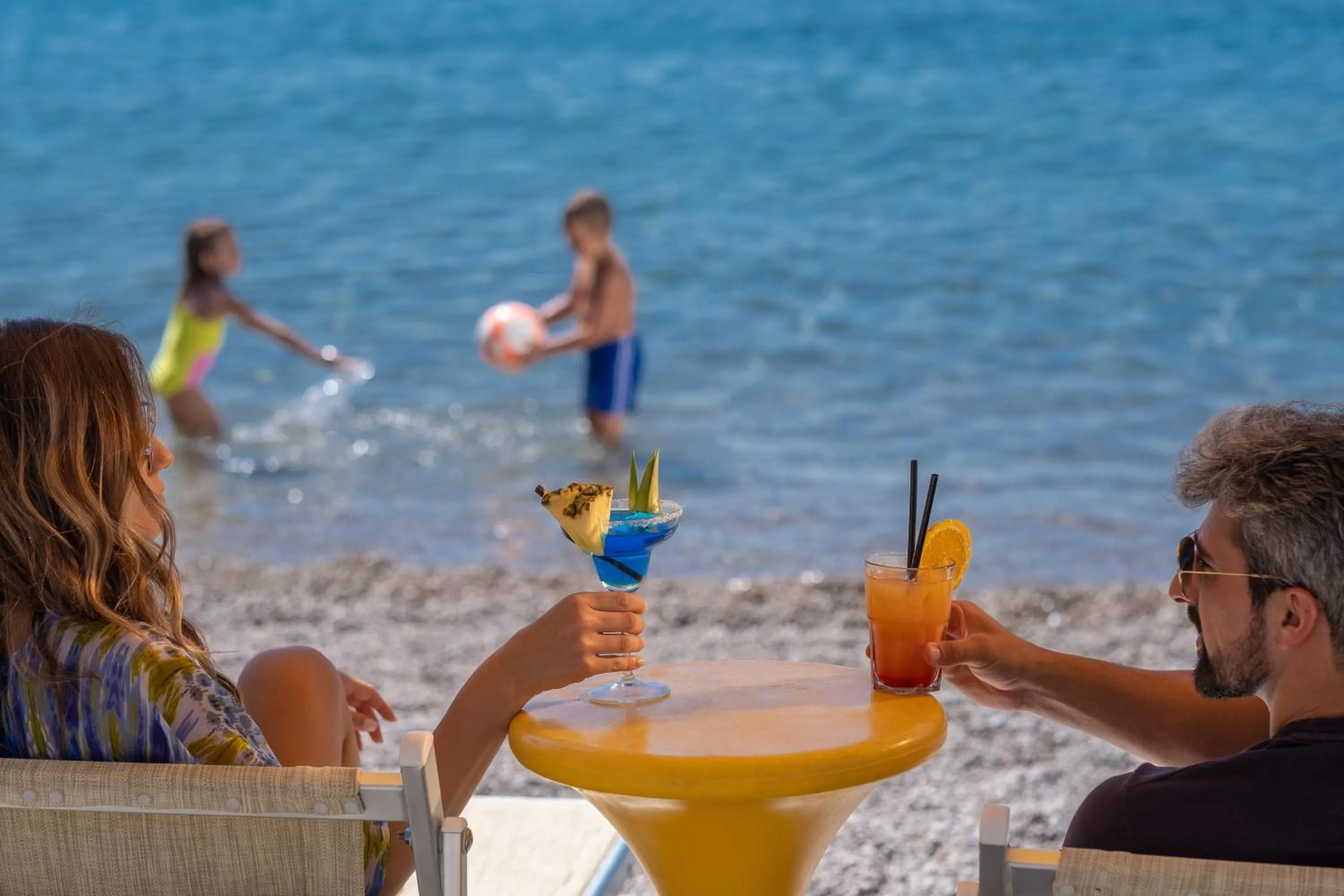 Alcoholic drinks in Poseidon The Beach Hotel