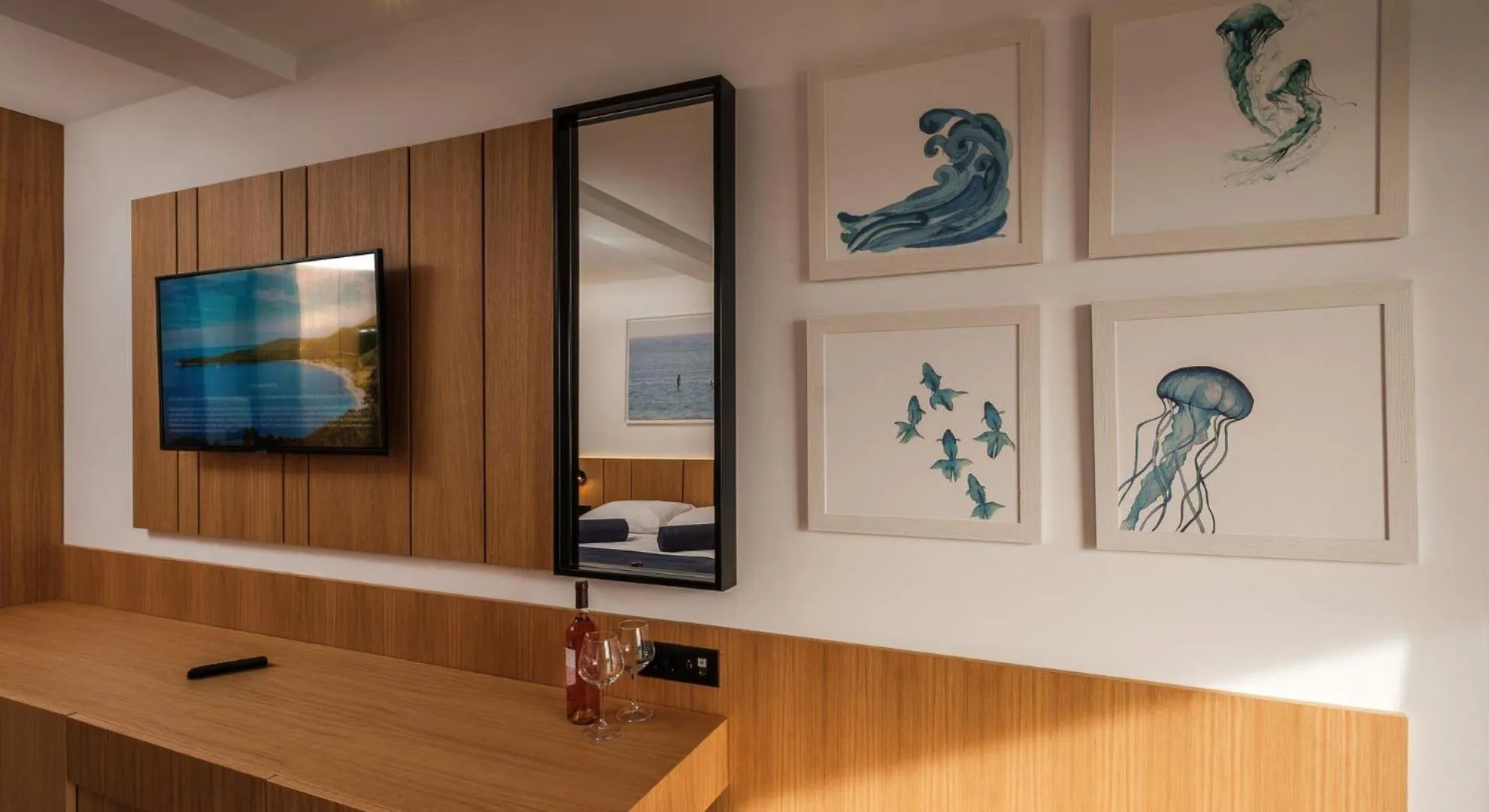 Decorative detail in Poseidon The Beach Hotel