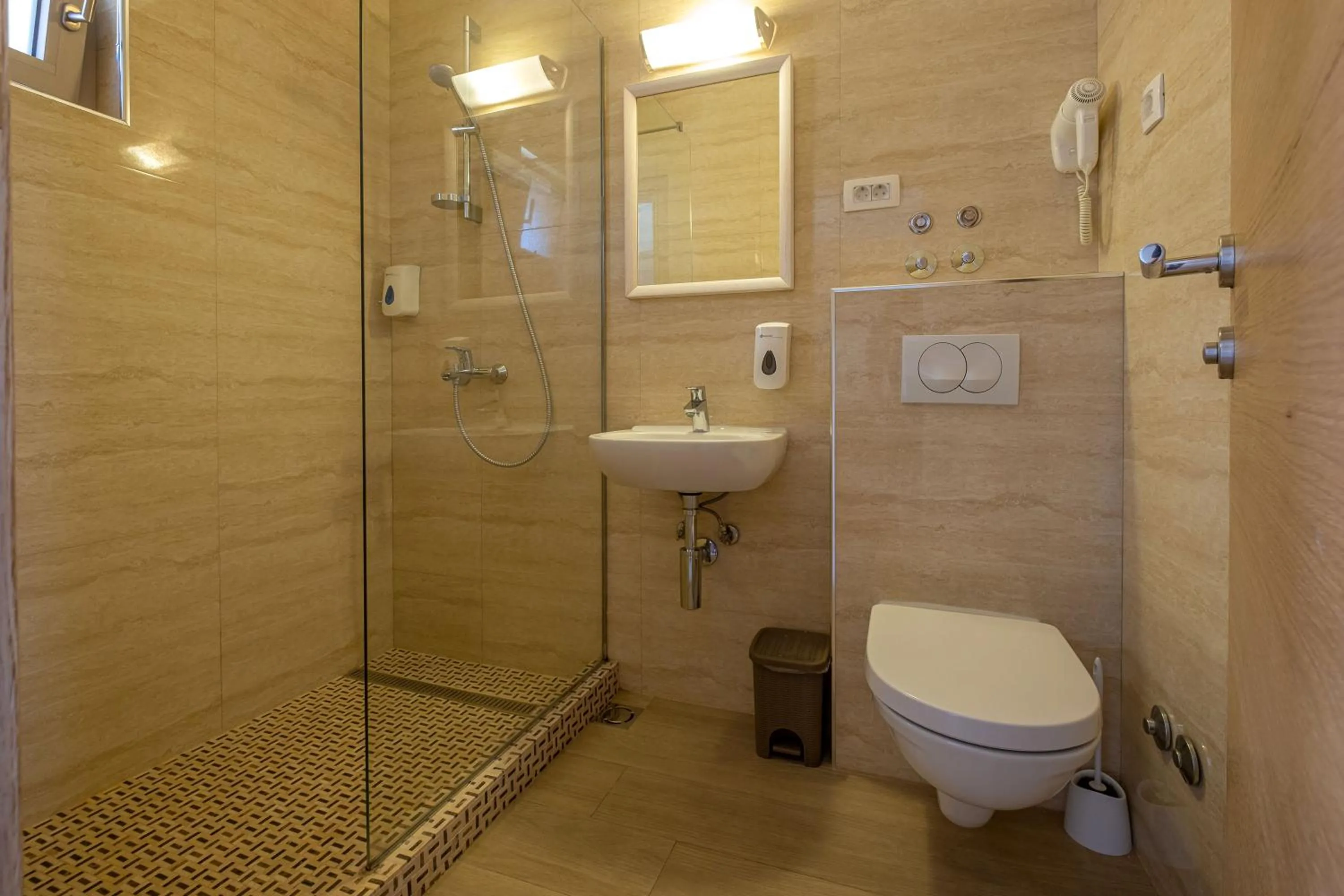 Bathroom in Poseidon The Beach Hotel