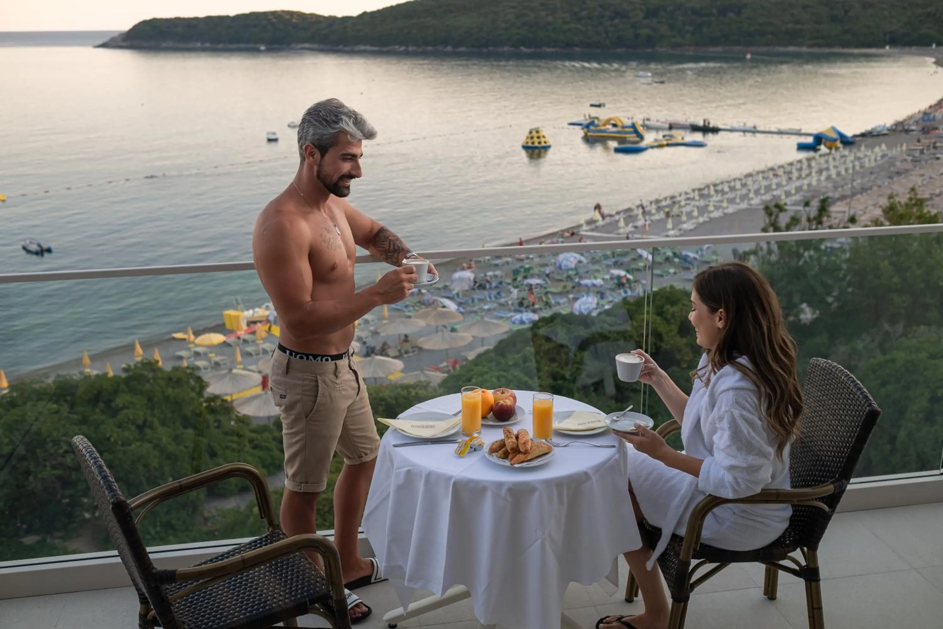Sea view in Poseidon The Beach Hotel