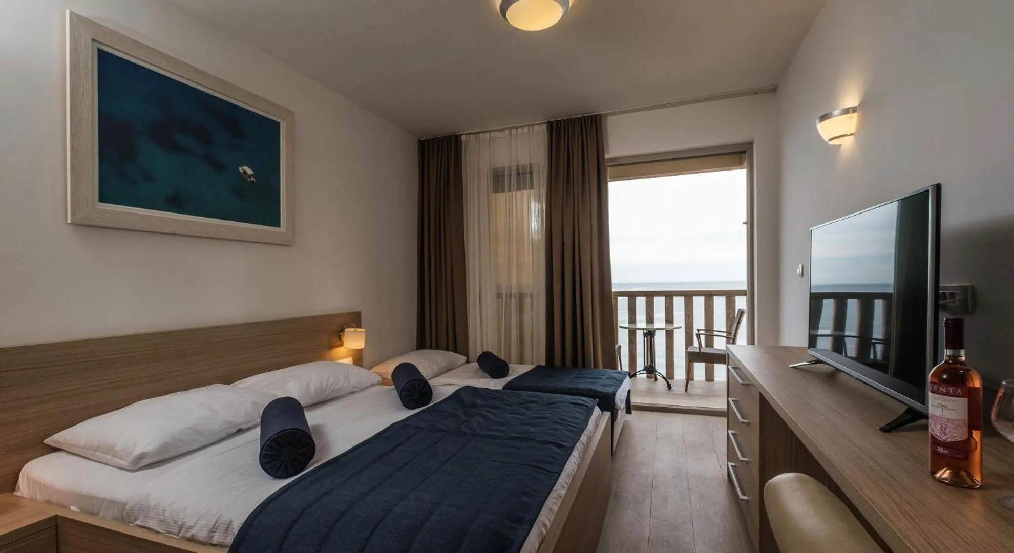 Decorative detail, Bed in Poseidon The Beach Hotel