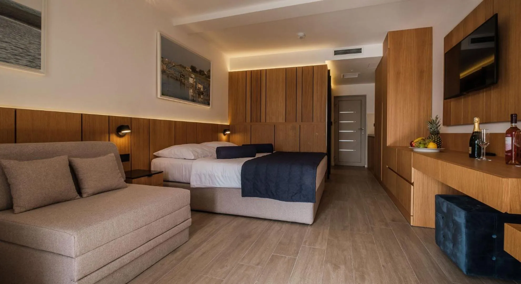 Photo of the whole room, Bed in Poseidon The Beach Hotel