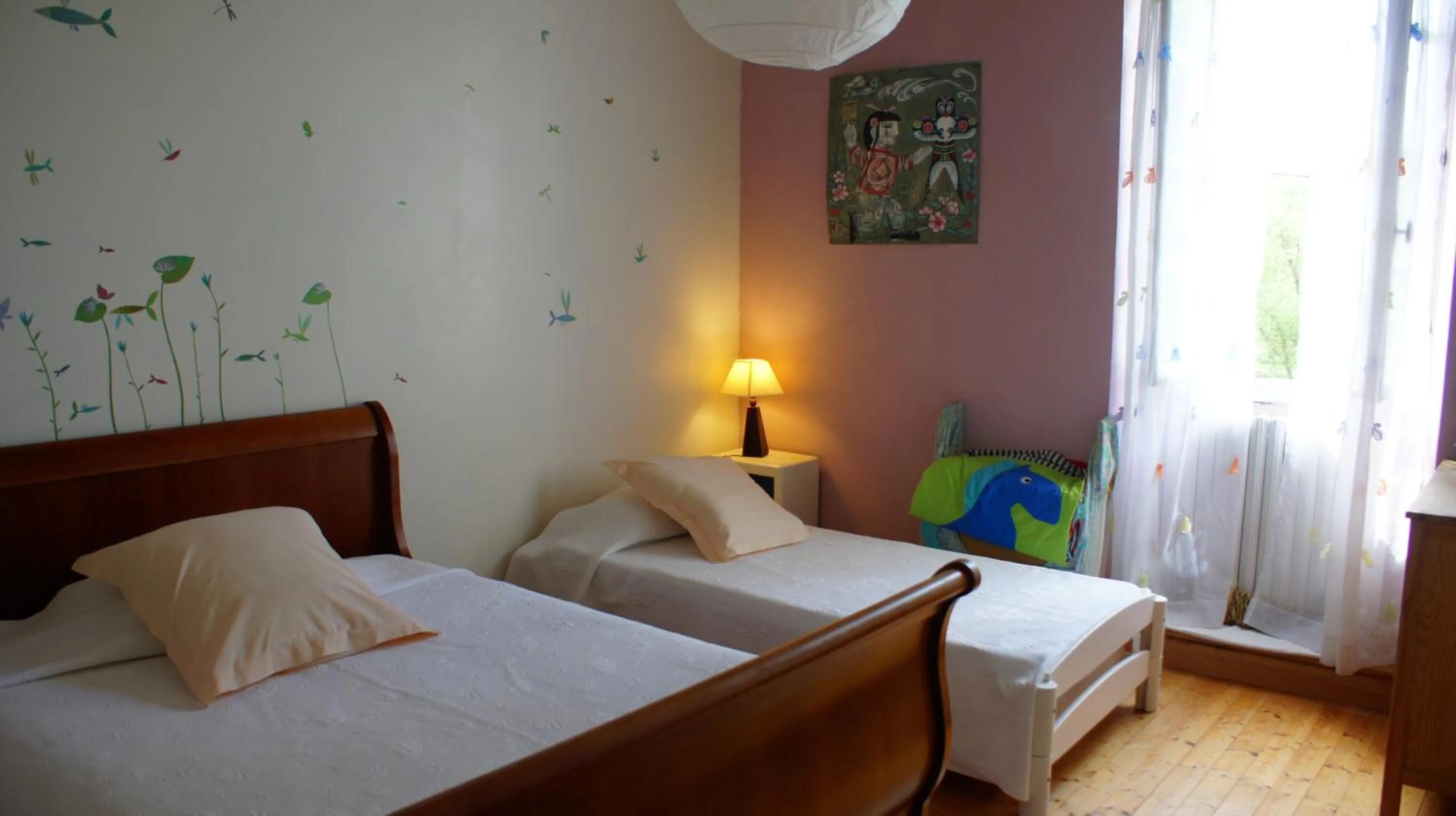 Bed in Chambres d'hôtes La Hourqueyre