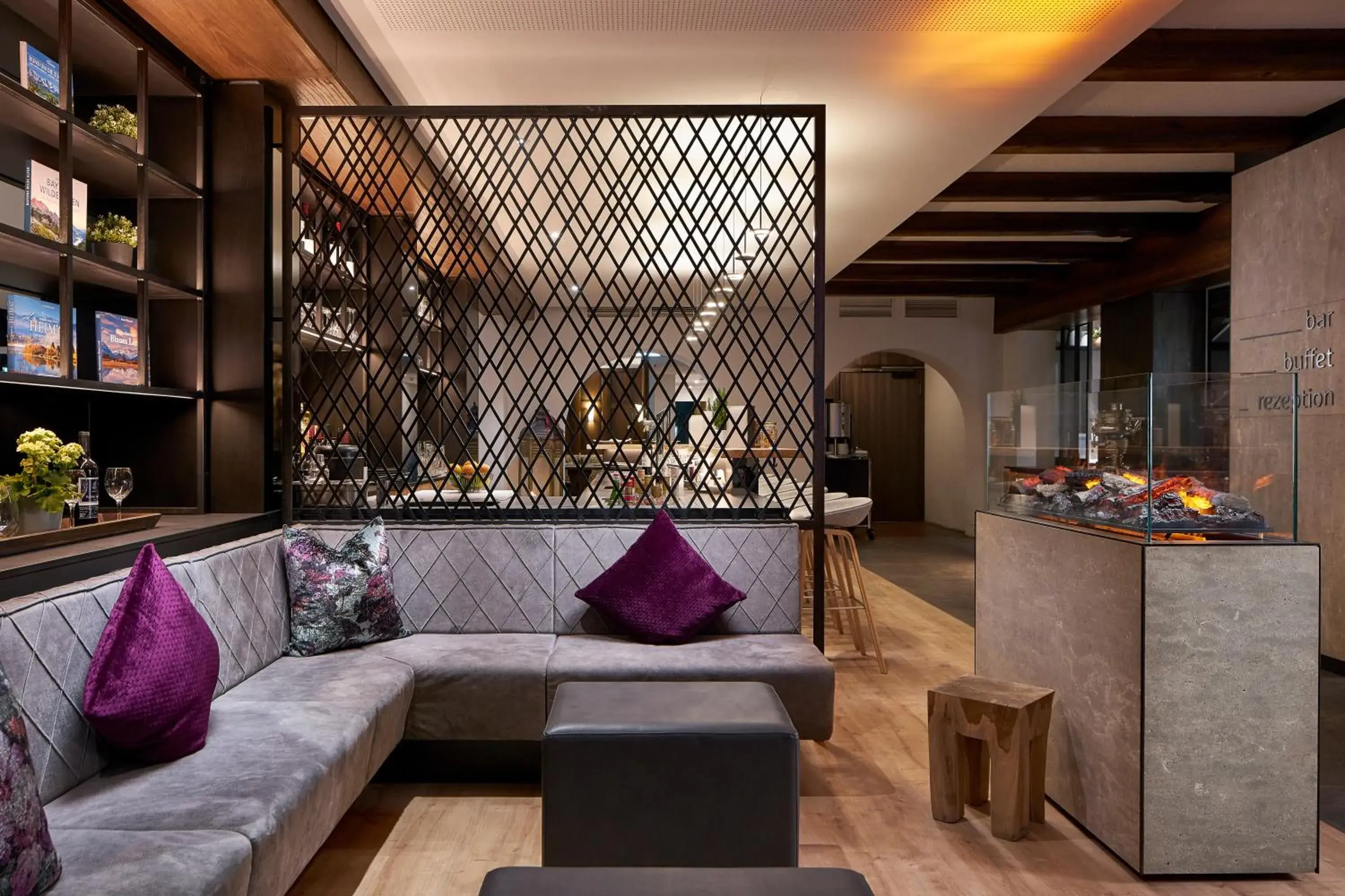 Lobby or reception in HYPERION Hotel Garmisch - Partenkirchen Lobby or reception in HYPERION Hotel Garmisch - Partenkirchen