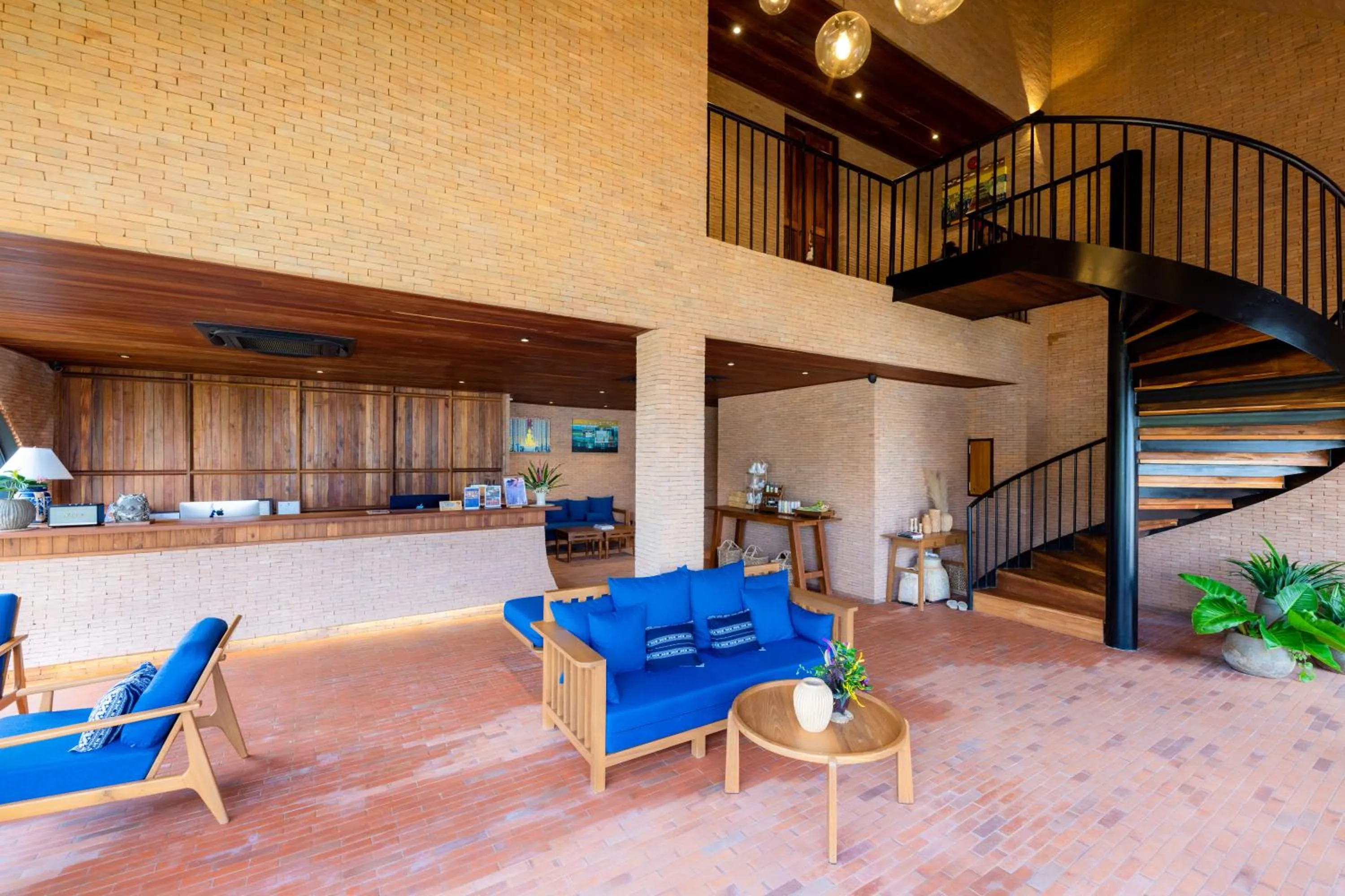 Lobby or reception in Athita The Hidden Court Chiang Saen Boutique Hotel