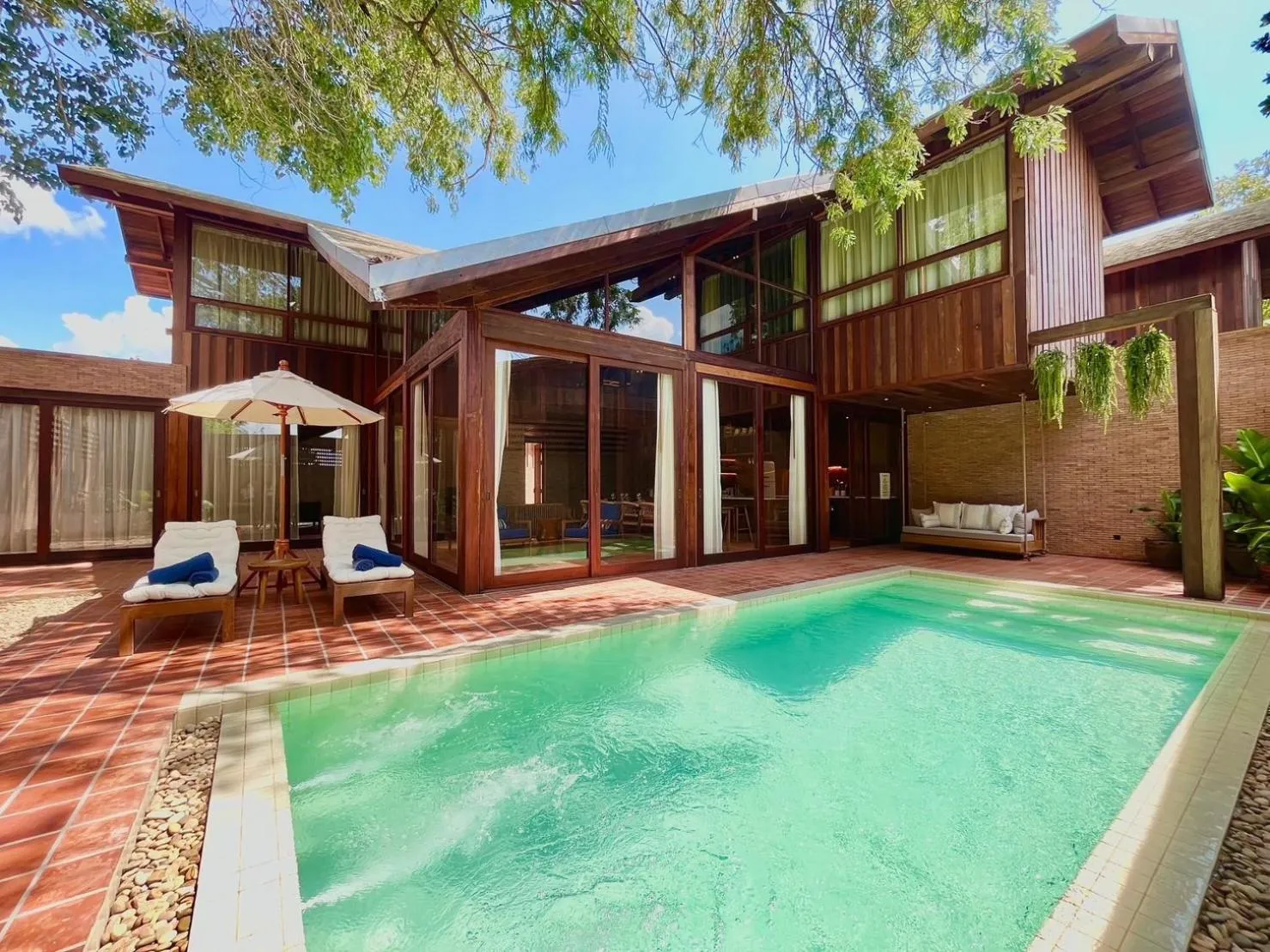 Swimming pool in Athita The Hidden Court Chiang Saen Boutique Hotel