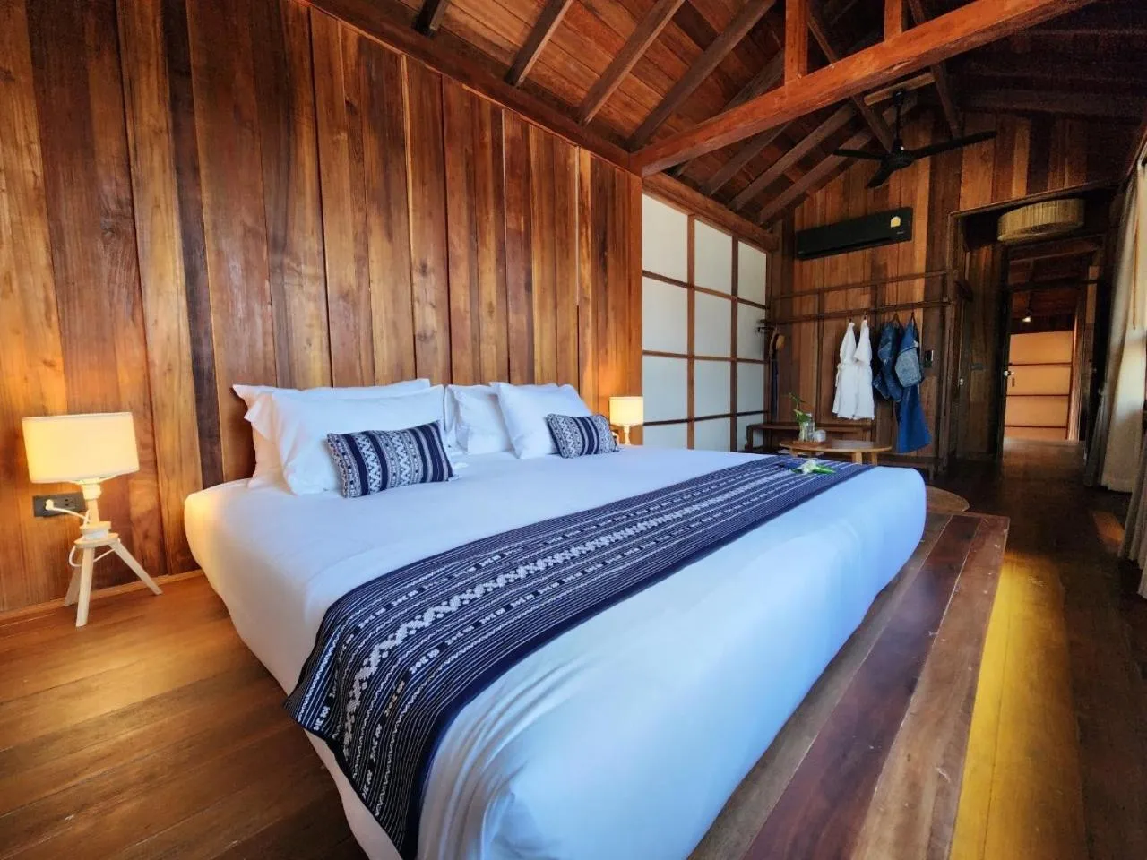 Bed in Athita The Hidden Court Chiang Saen Boutique Hotel
