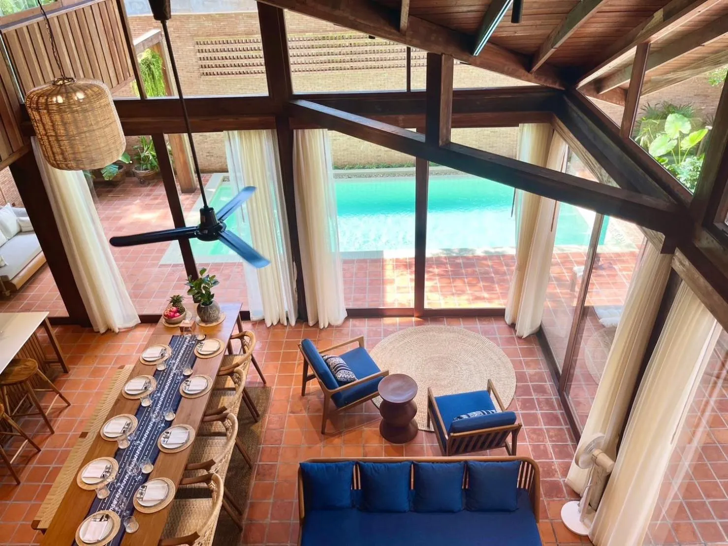 Dining area in Athita The Hidden Court Chiang Saen Boutique Hotel