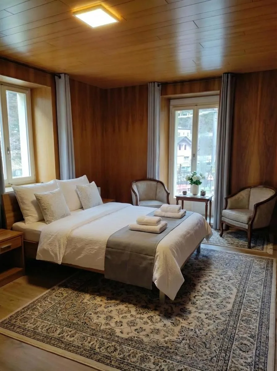 Bed in Hotel Sternen