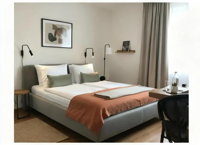 Bed in Hotel Sternen