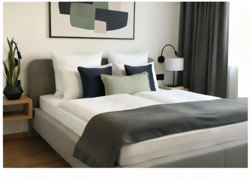 Bed in Hotel Sternen