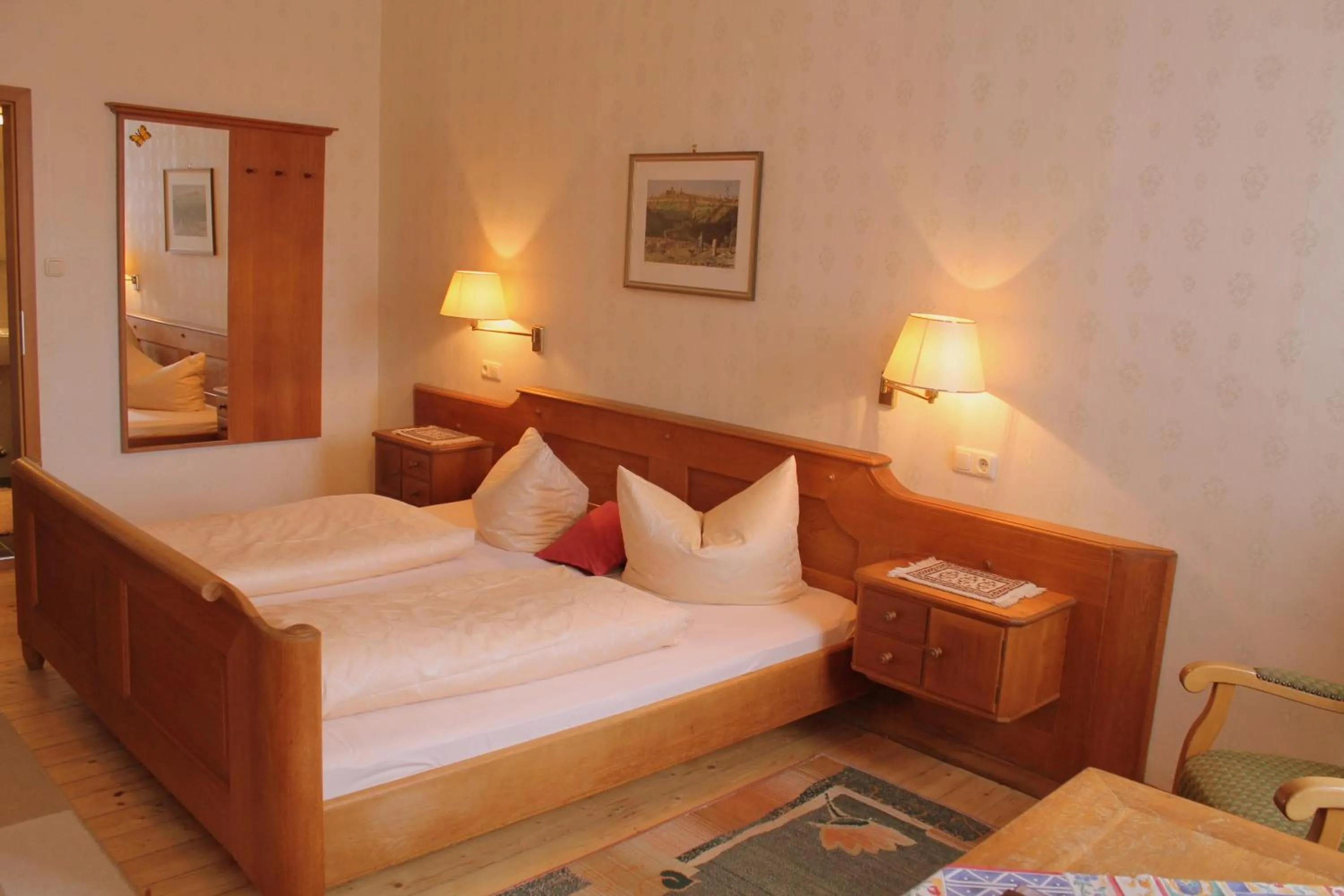 Bed in Schwarzes Lamm