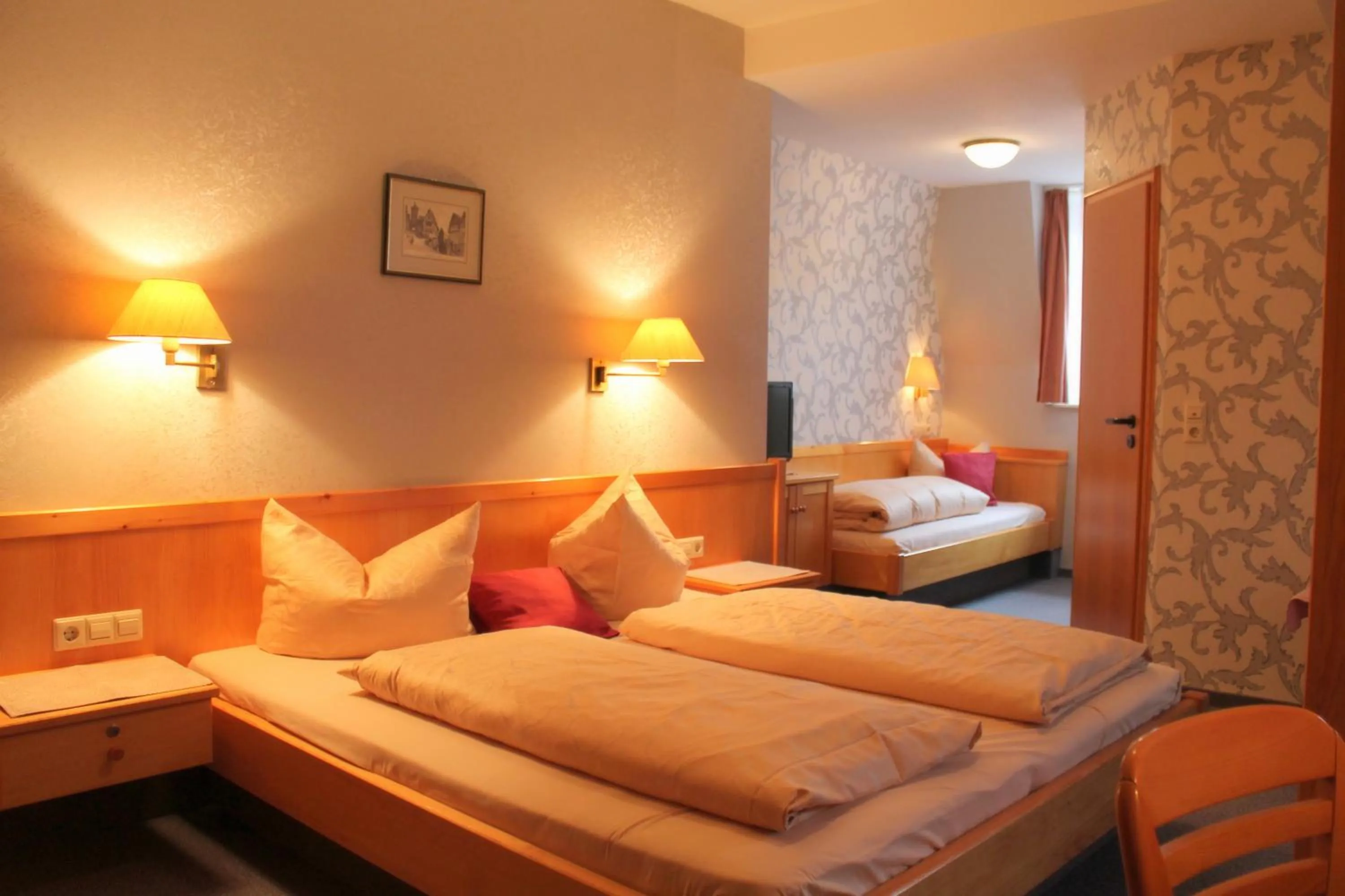 Bed in Schwarzes Lamm