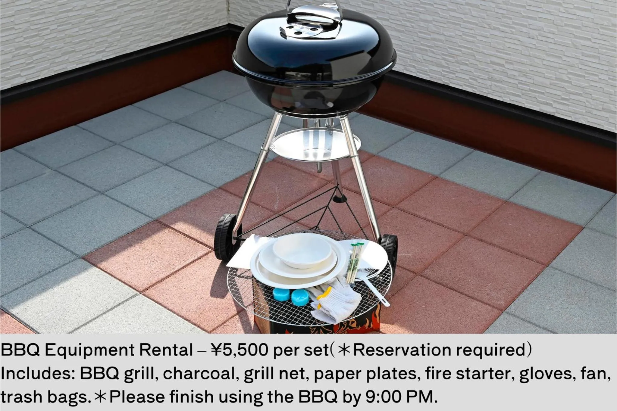 BBQ facilities in Fuji Gran Villa - TOKI -