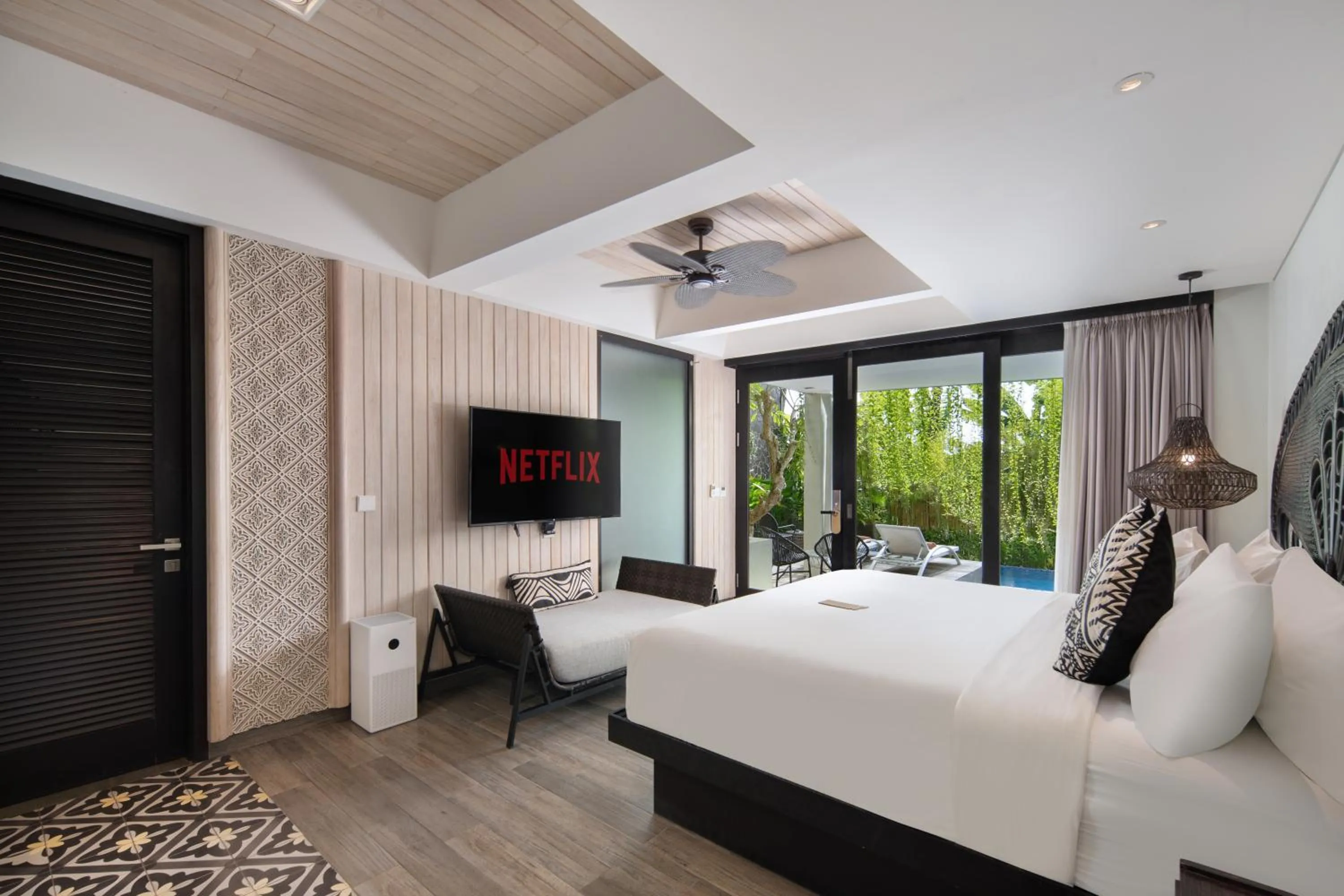 Bed in AmantraNa Canggu