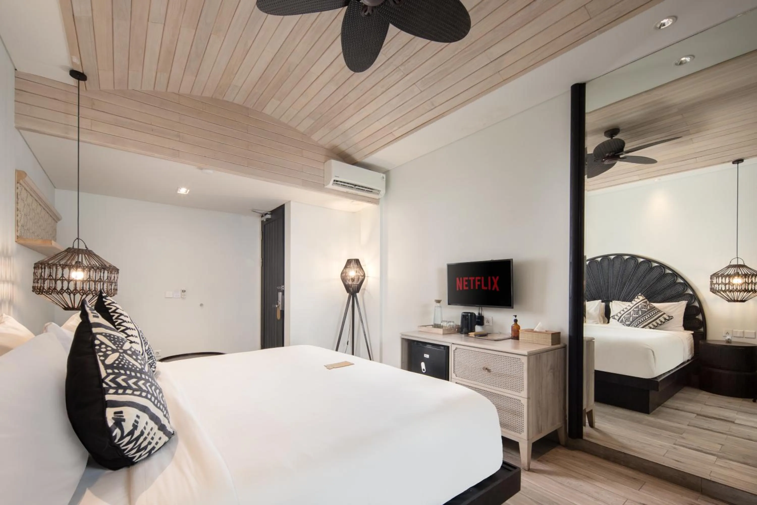 Bed in AmantraNa Canggu