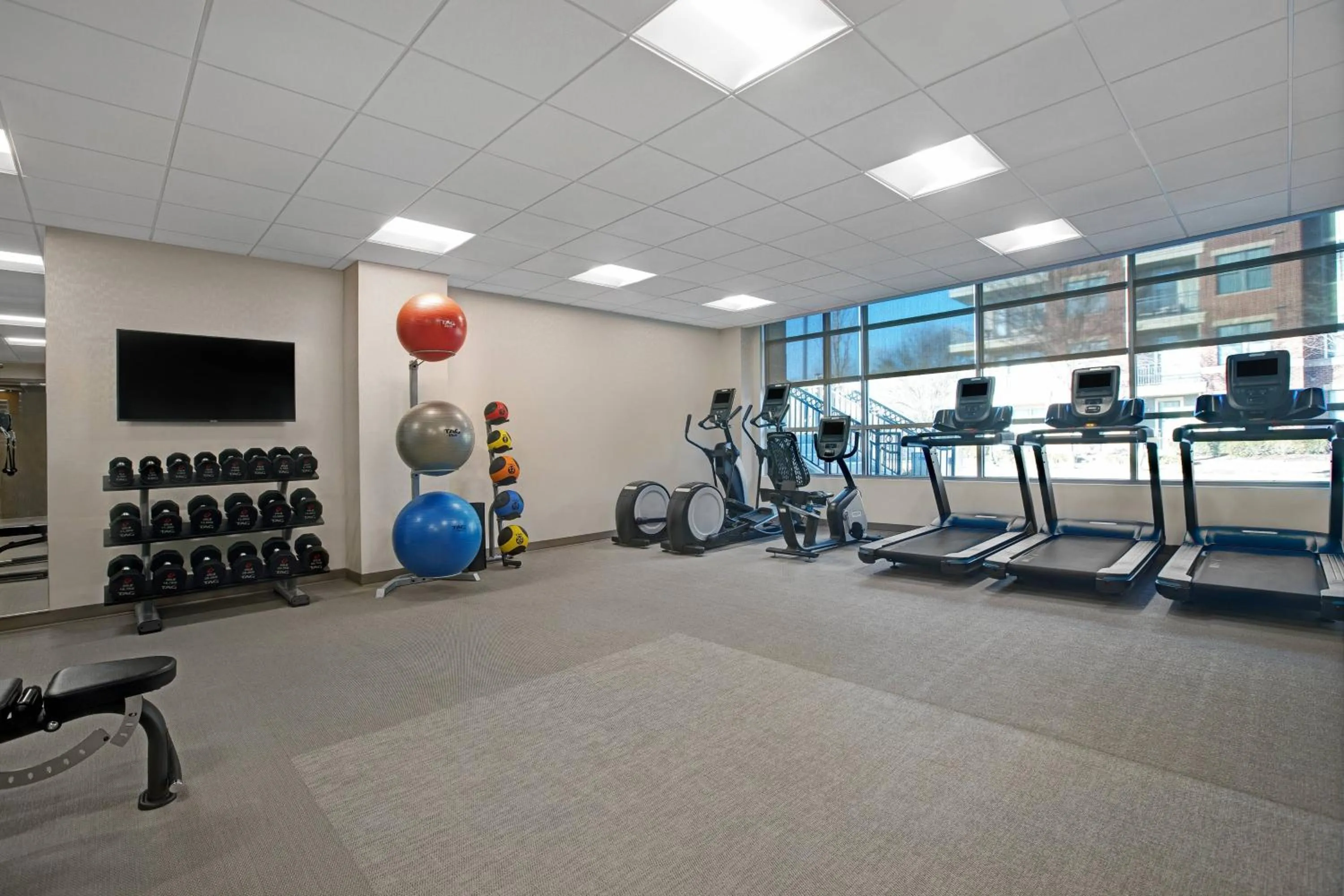 Fitness centre/facilities in SpringHill Suites by Marriott Franklin Cool Springs