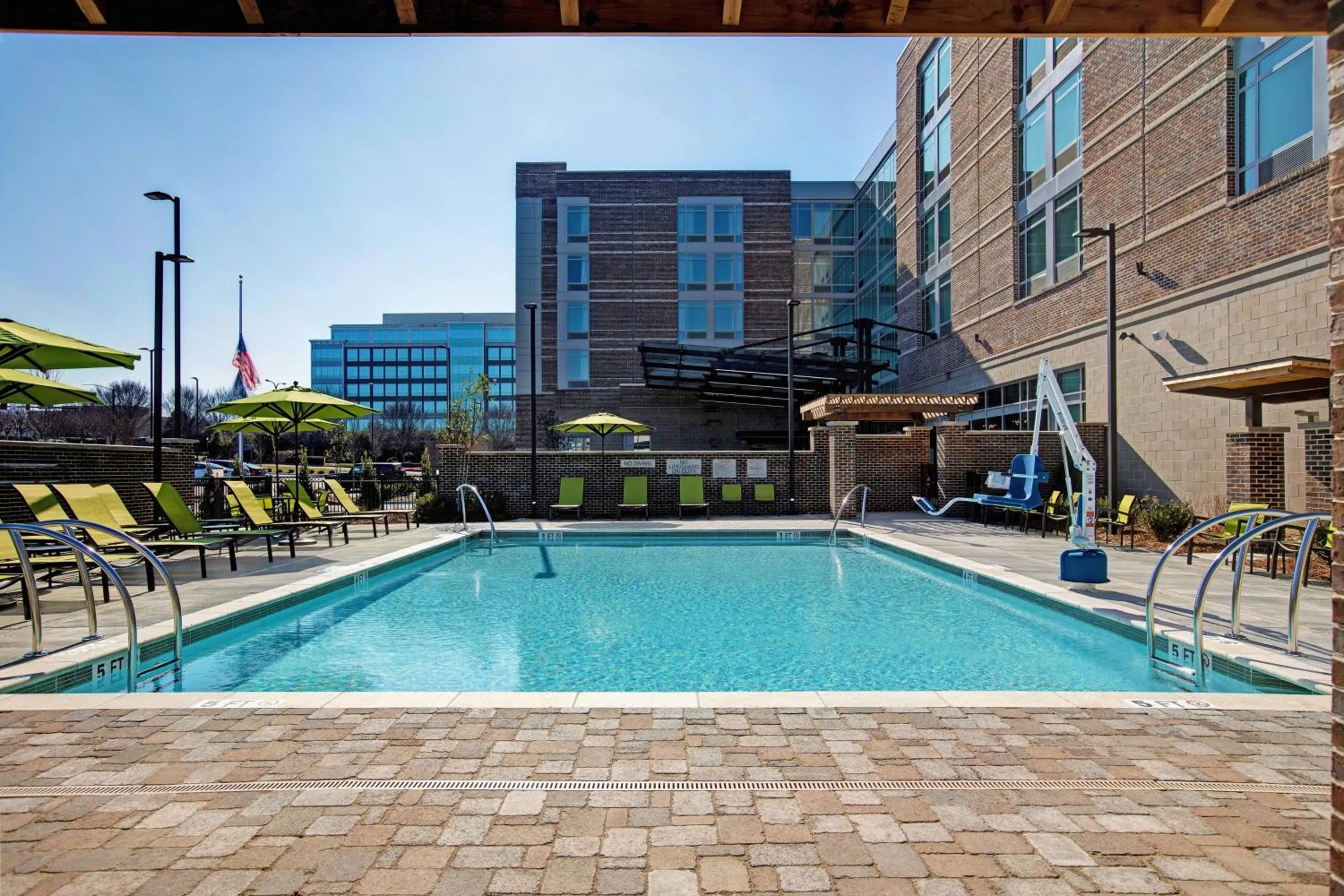 Swimming pool in SpringHill Suites by Marriott Franklin Cool Springs