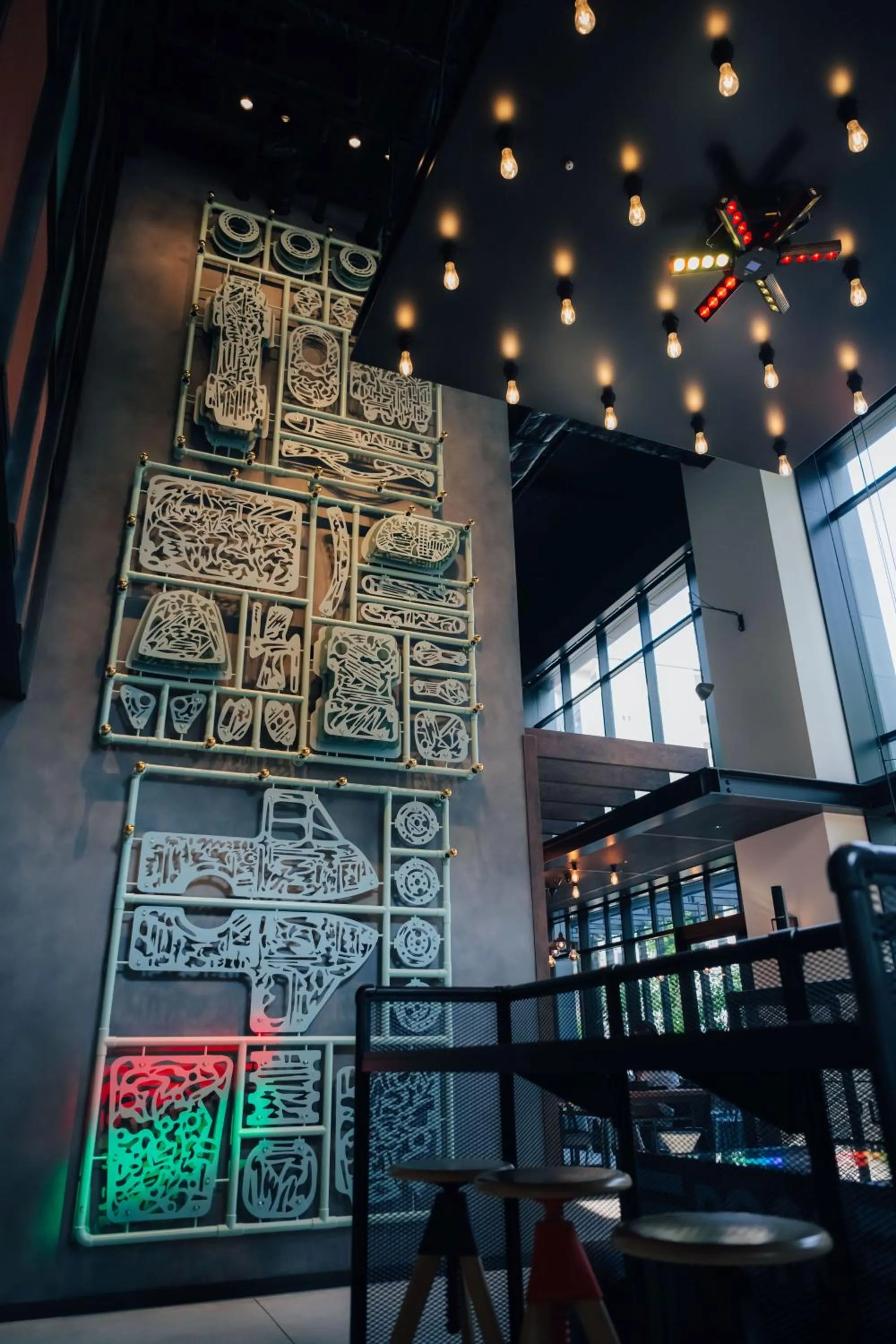 Lounge or bar in Moxy Osaka Umeda