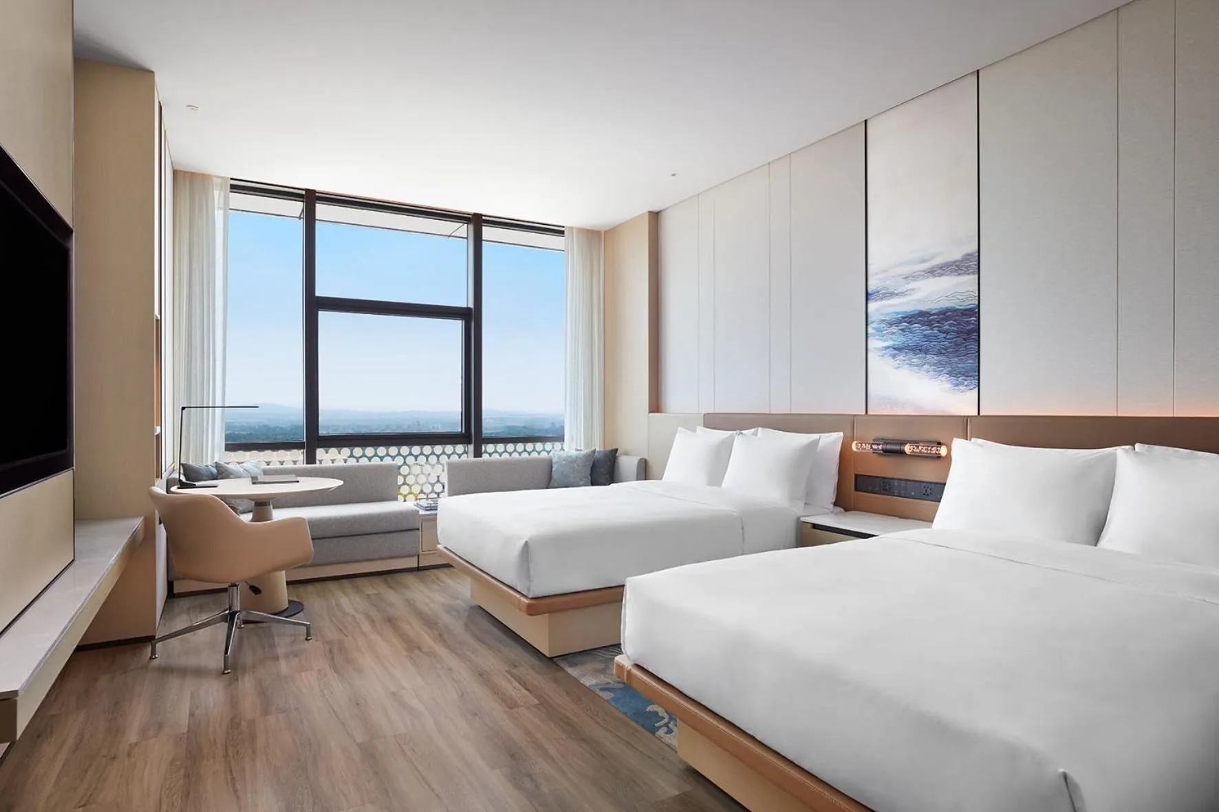 Bed in Courtyard by Marriott Qinhuangdao West