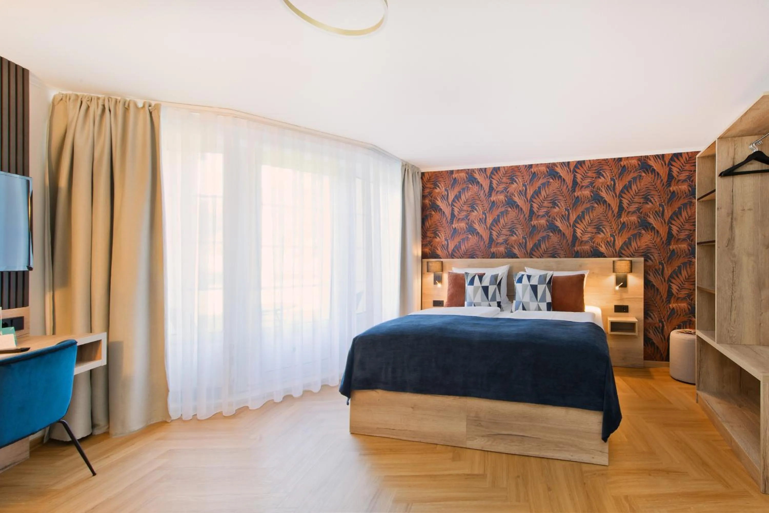 Bed in Atrium Hotel Amadeus