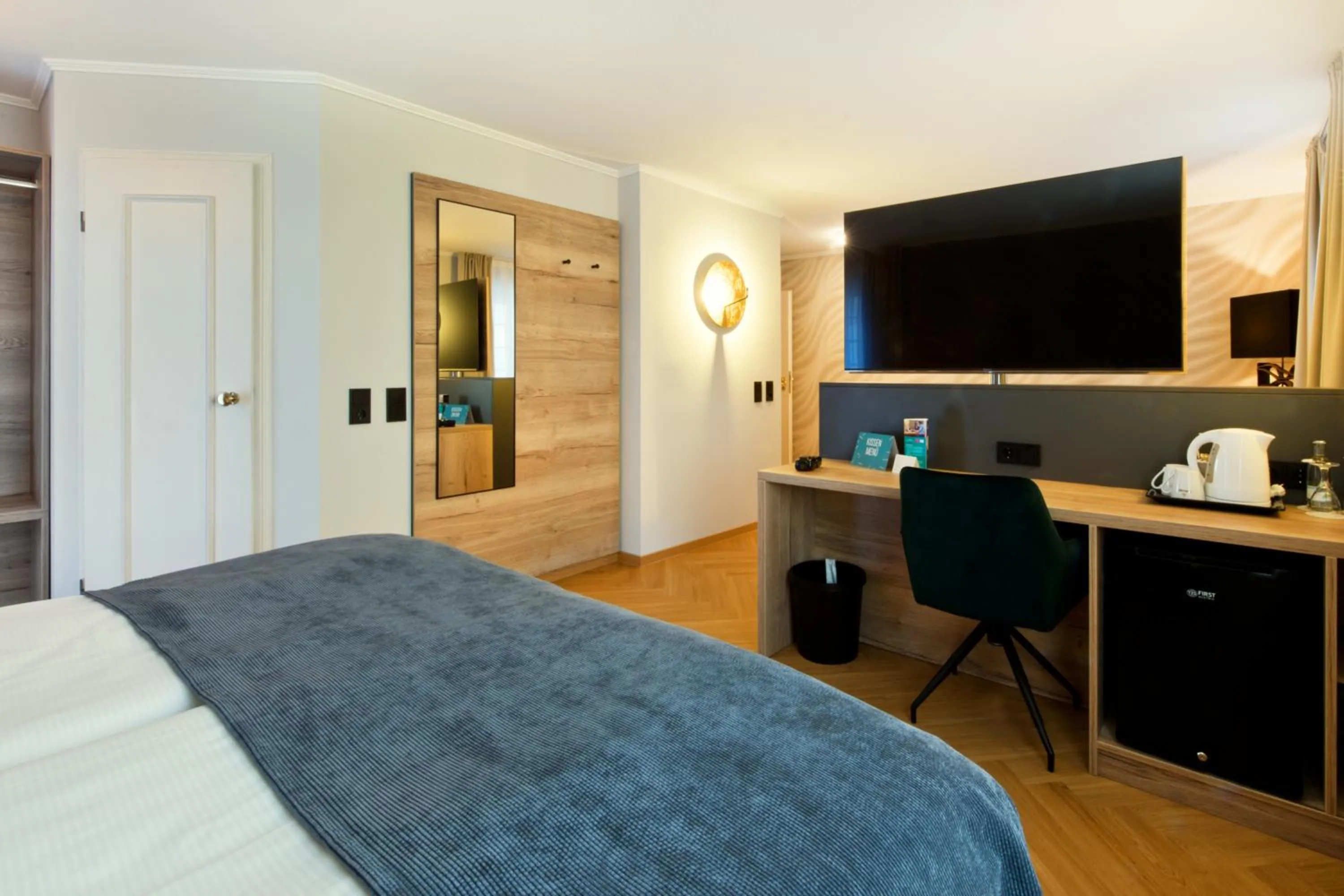 Bed in Atrium Hotel Amadeus