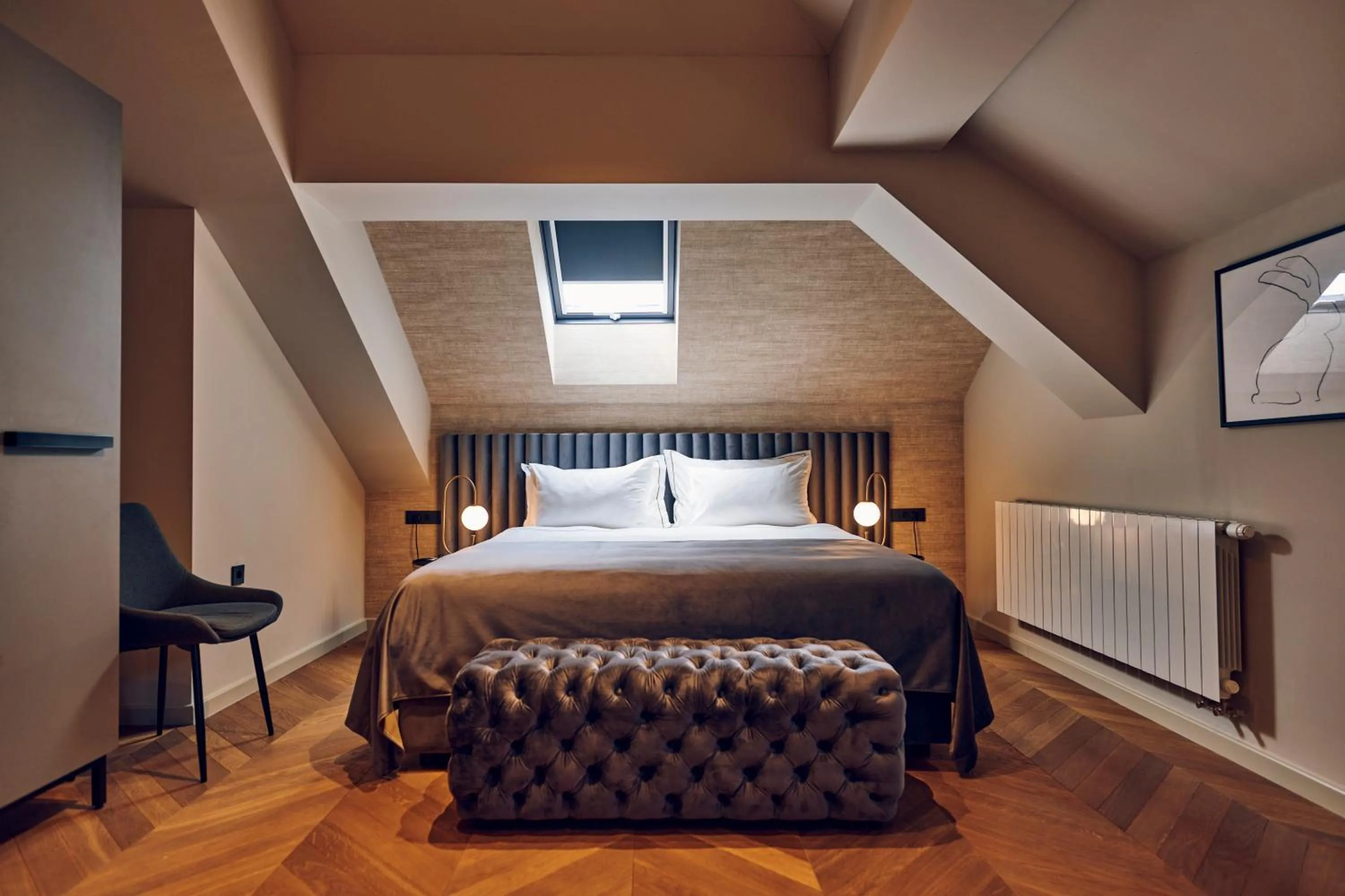 Bed in Hotel Republika