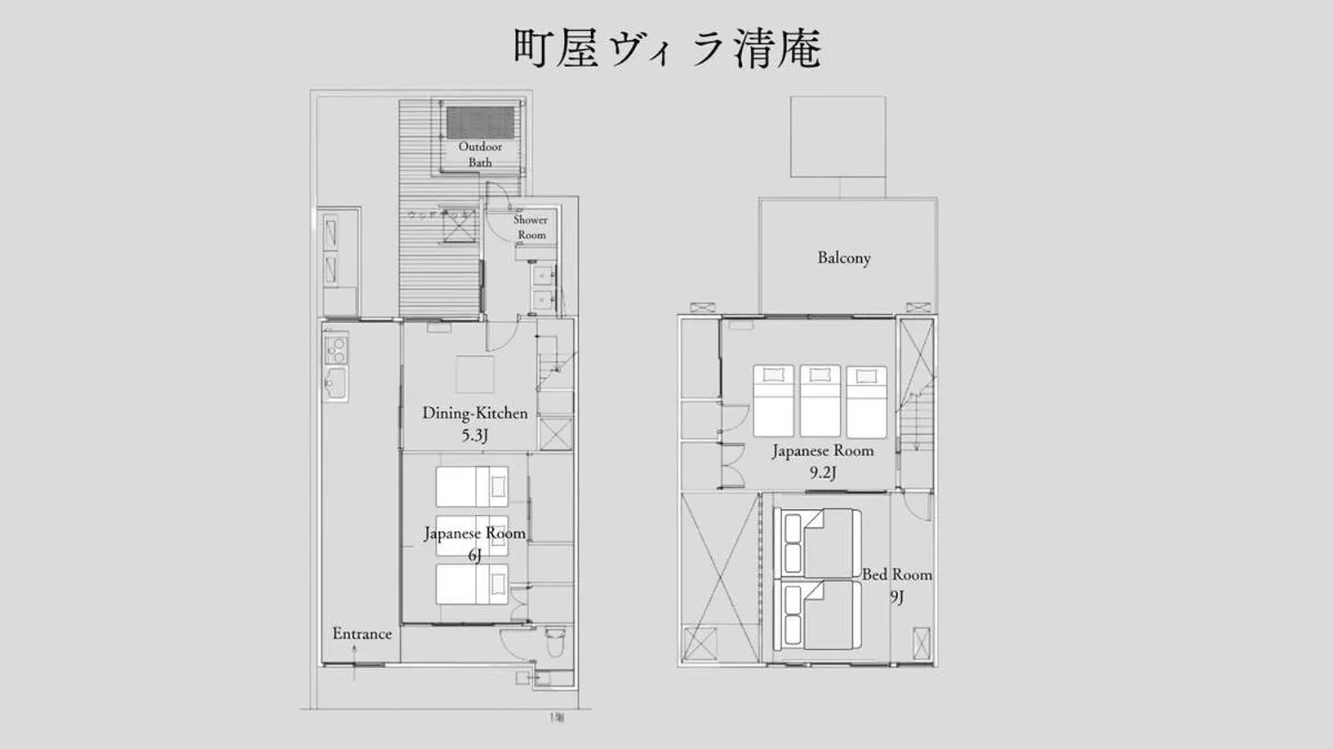Floor plan in MACHIYA-VILLA SEIAN