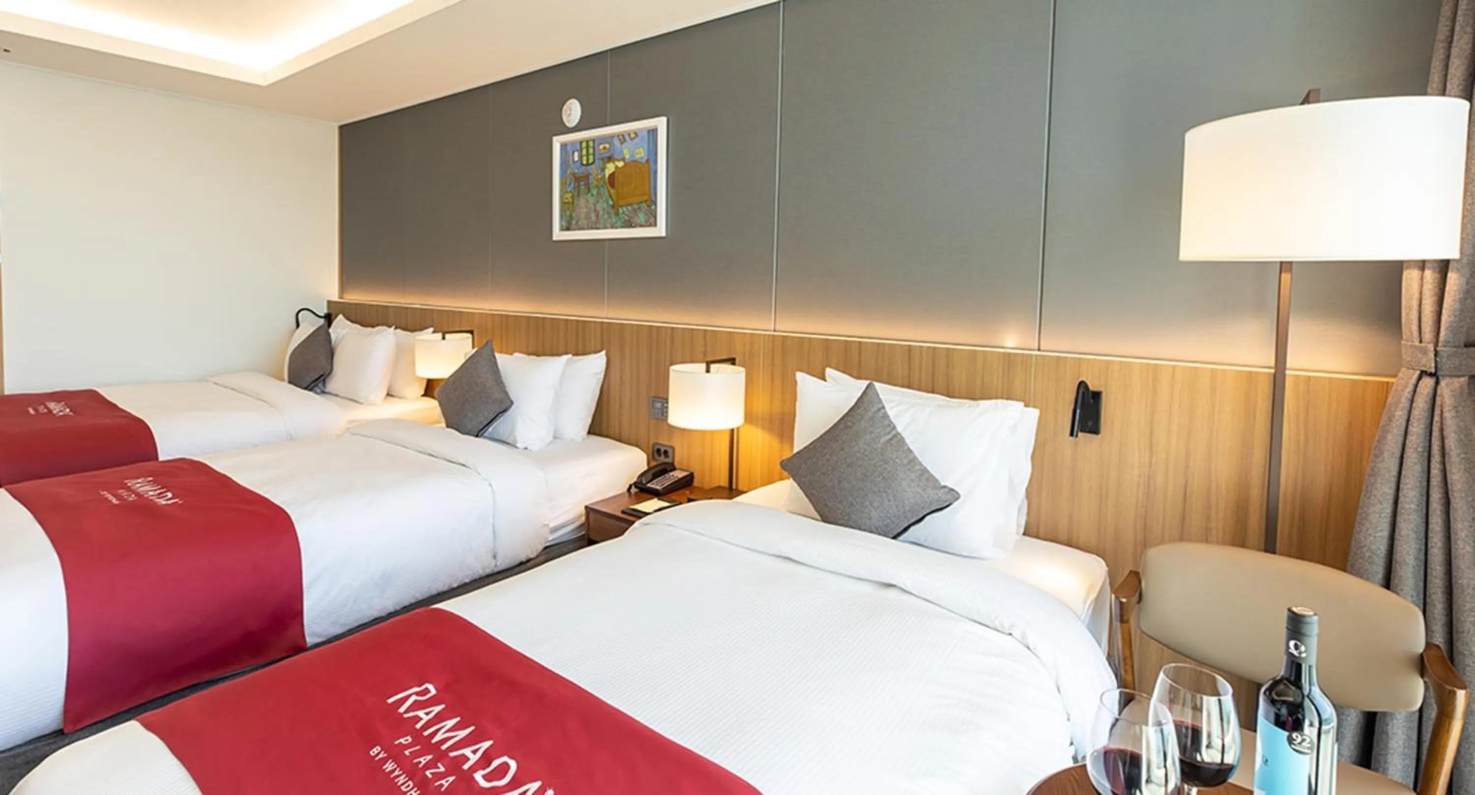 Bed in Ramada Plaza by Wyndham Dolsan Yeosu