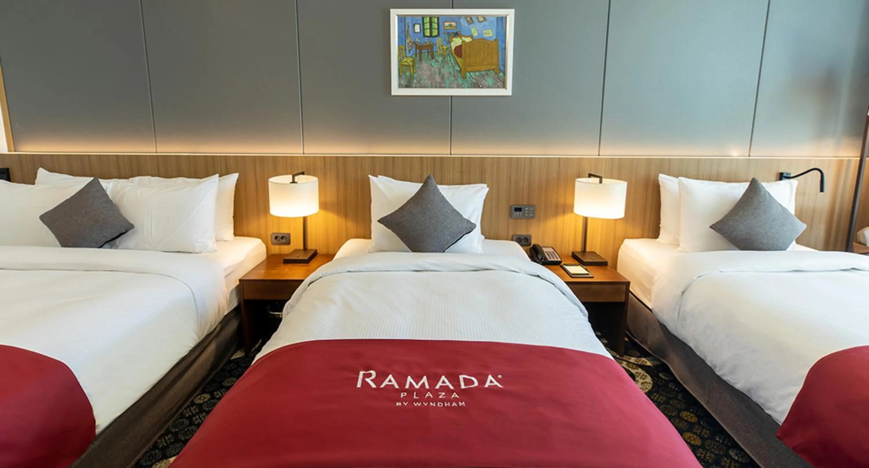 Bed in Ramada Plaza by Wyndham Dolsan Yeosu