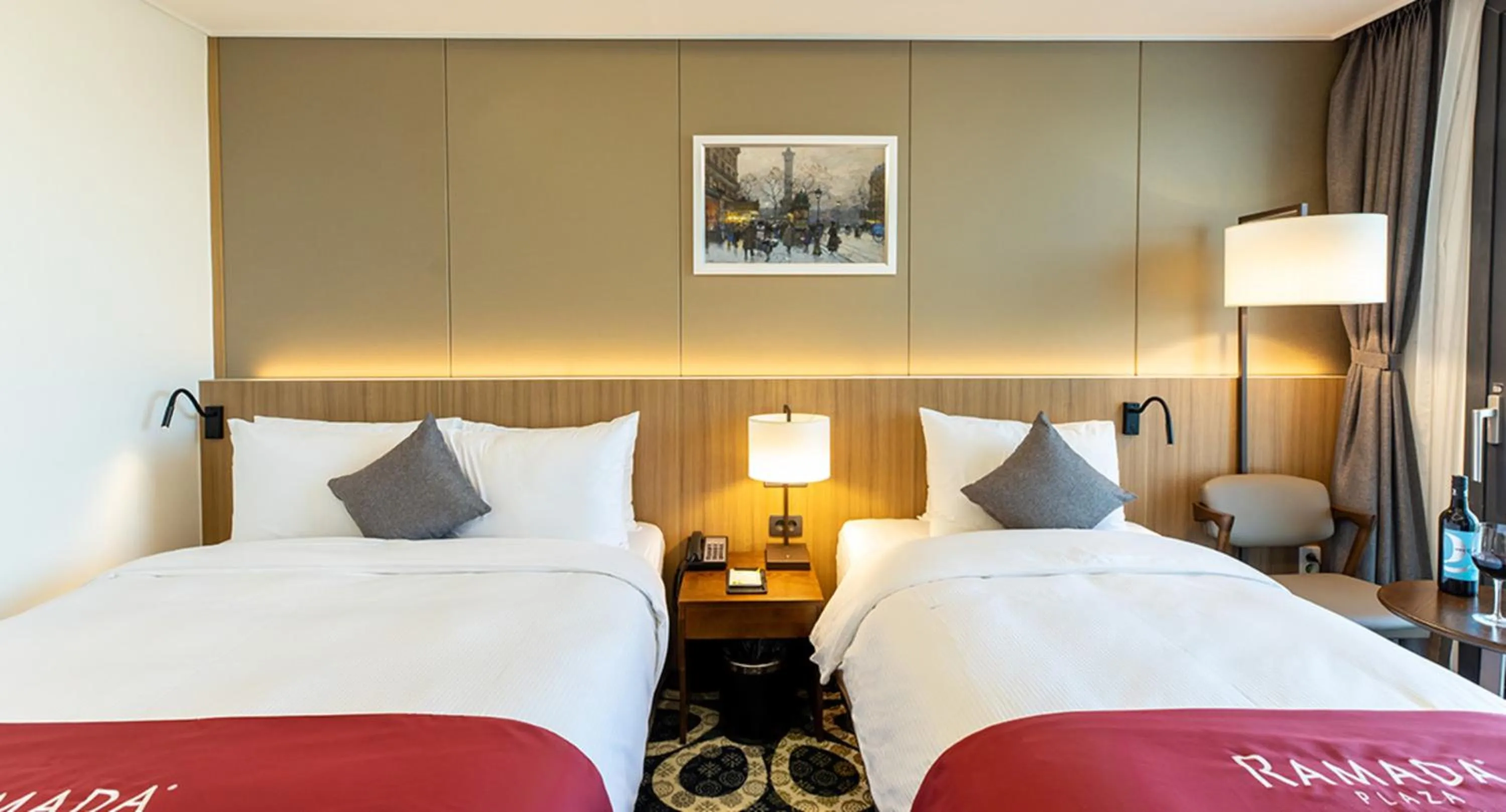 Bed in Ramada Plaza by Wyndham Dolsan Yeosu