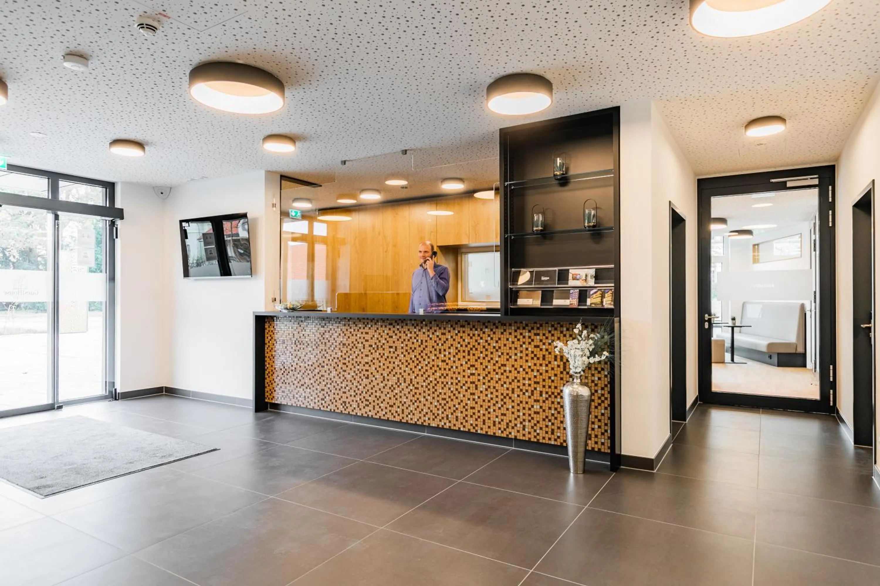 Lobby or reception in GuestHouse Speyer