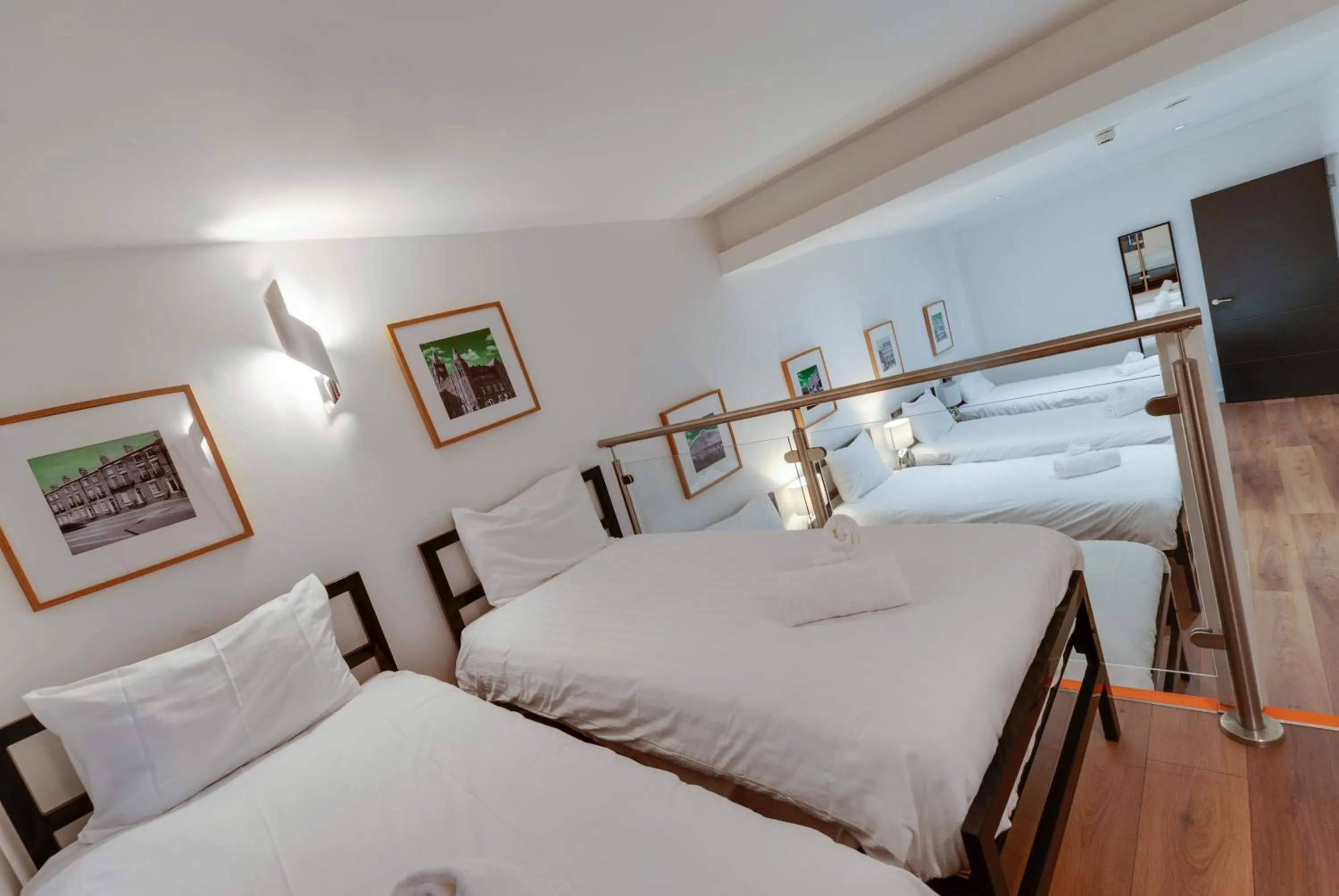 Bed in Lord Street Apartments By Happy Days