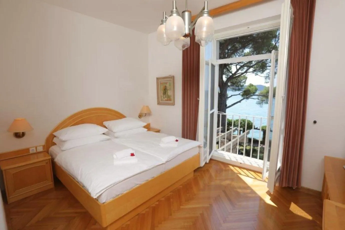 Bed in Vila Tartini