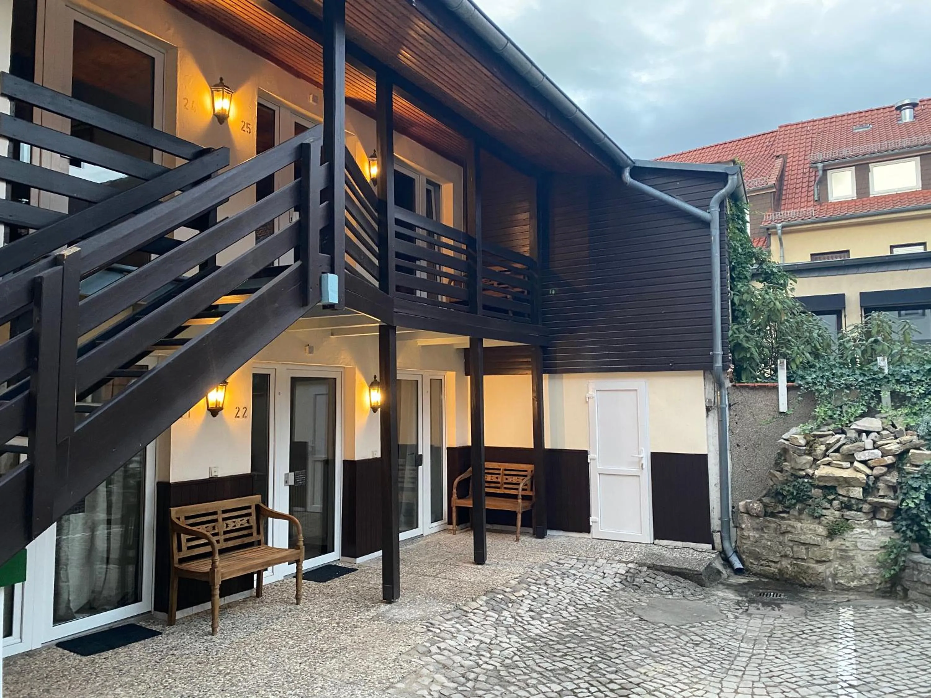 Patio, Property Building in Sonntags Hotel